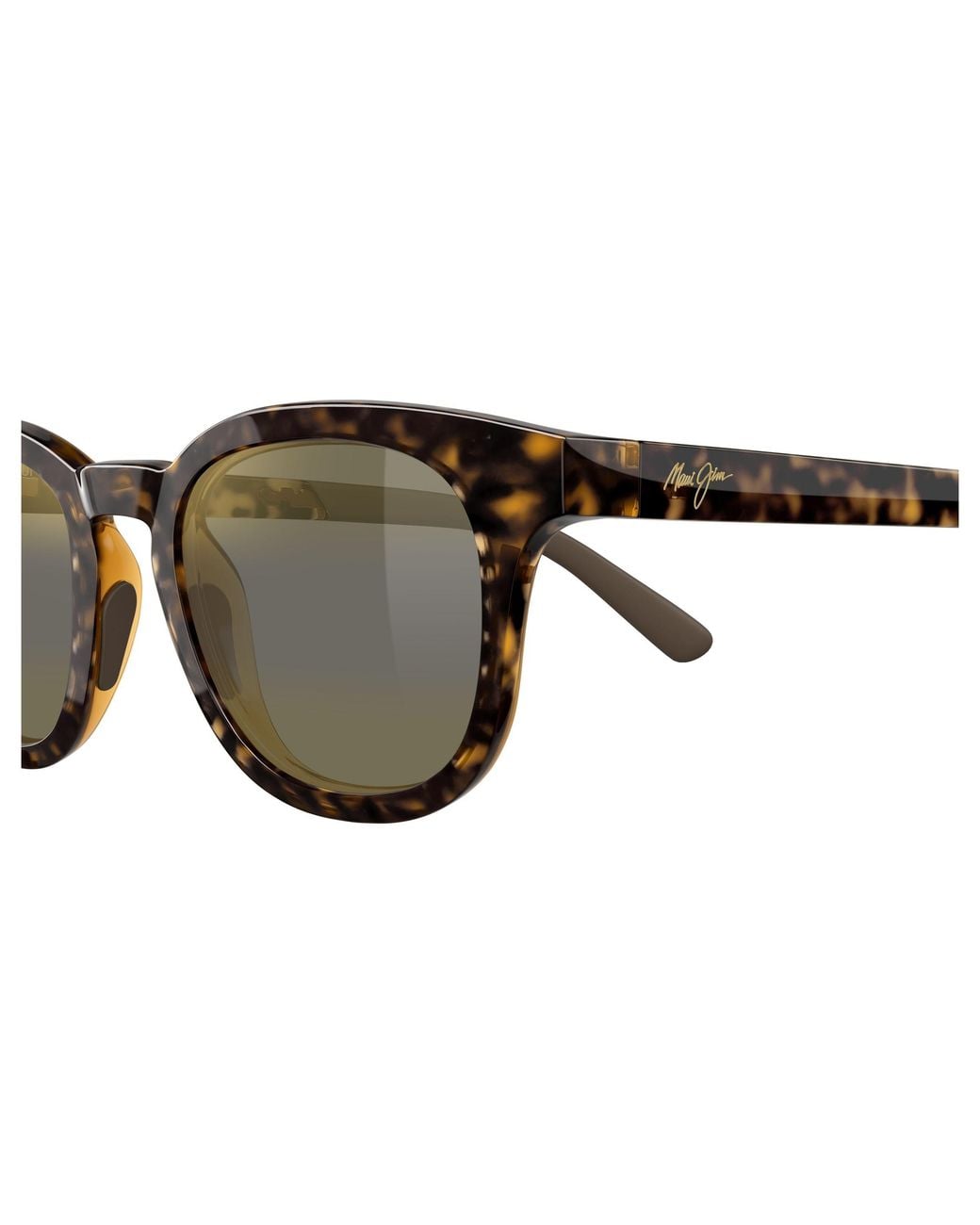 Maui Jim Black Mj0737S 018 Occhiali Da Sole Bio-Iniettato Bronzo Rotonda