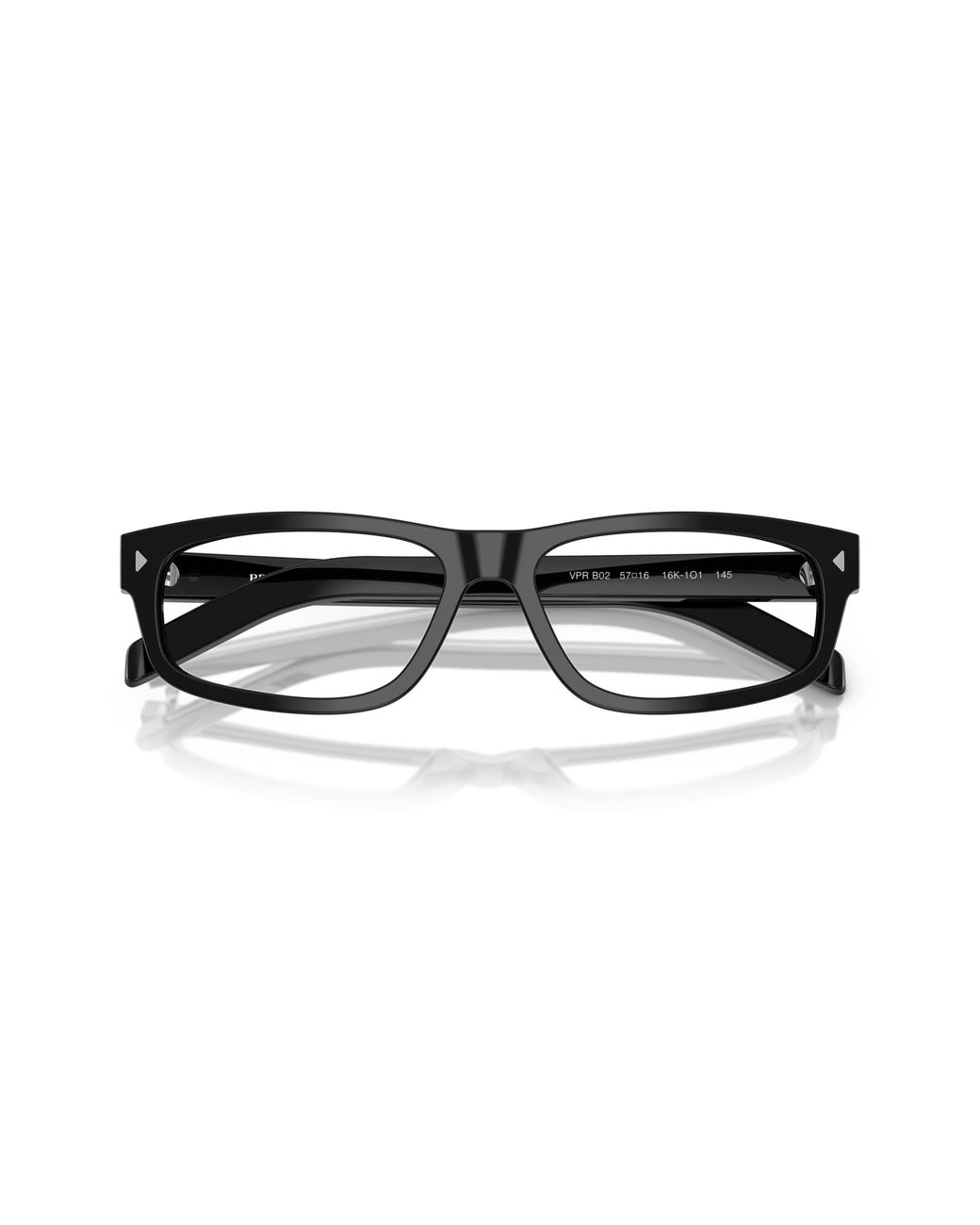Prada Black Pr B02V 17N1O1 Optical Frames Acetate Squared Normal for men