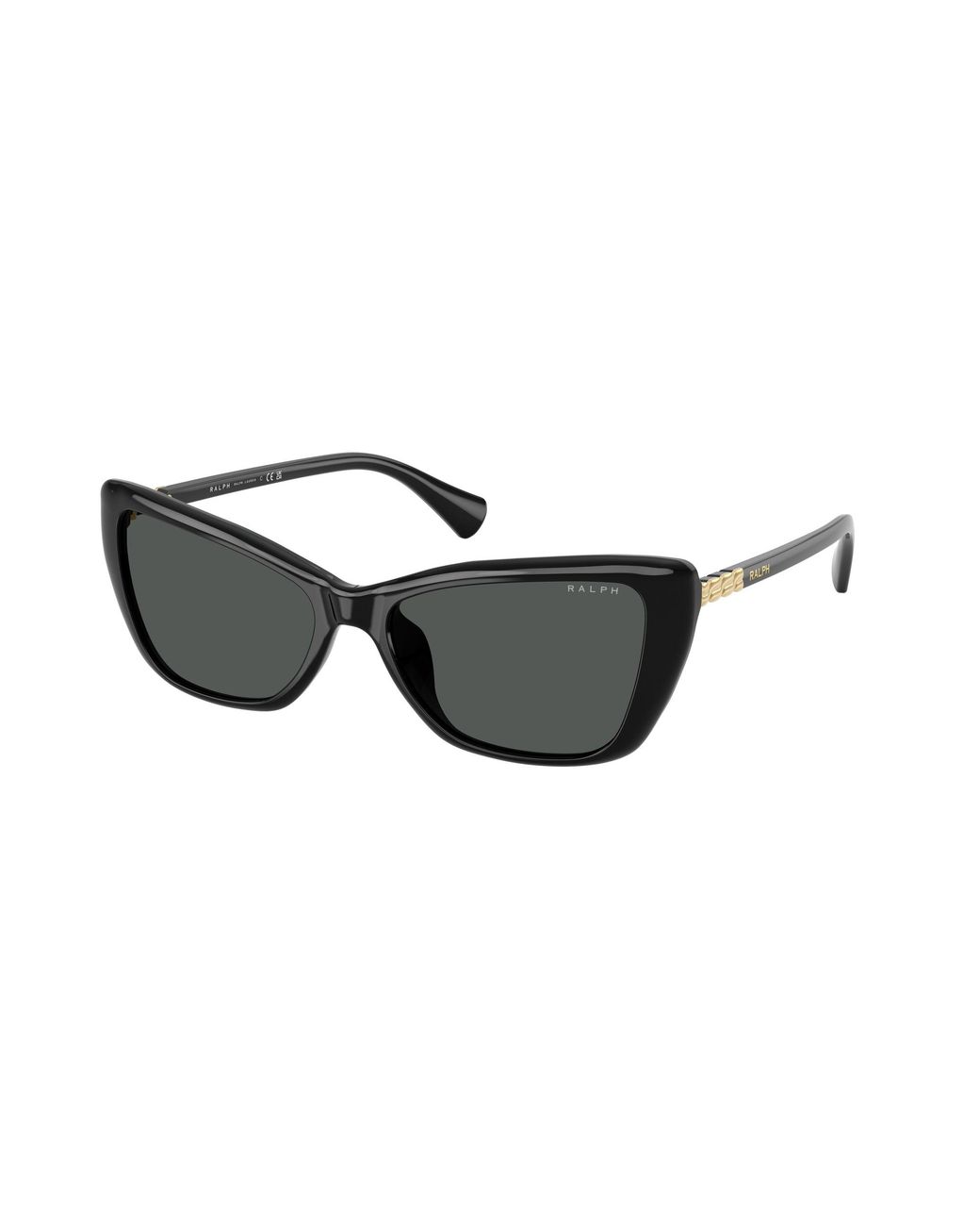 Ralph Lauren Black Ra5332U 500187 Sunglasses Injected Cat Eye Normal
