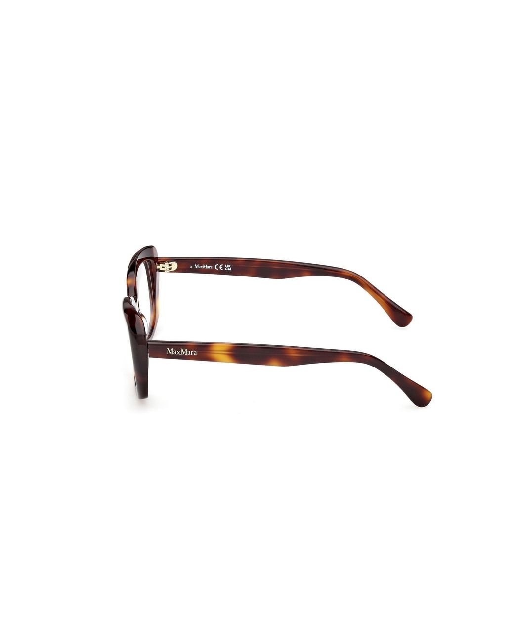 Max Mara Black Mm5211 052 Optical Frames Acetate Round Normal