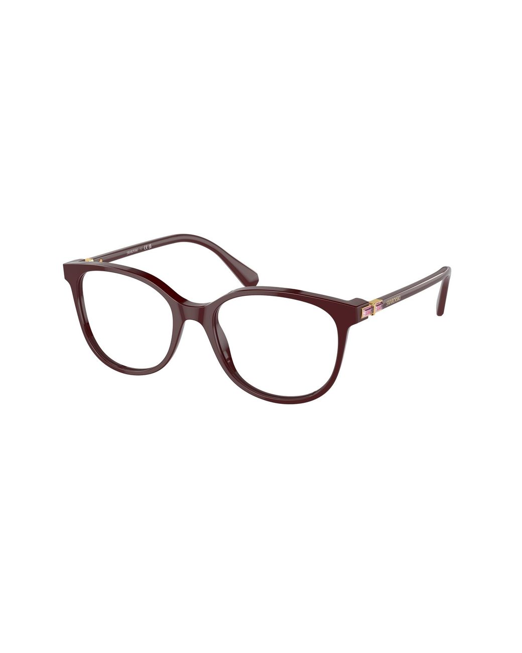 Swarovski Black Sk2002 1008 Optical Frames Acetate Squared Normal