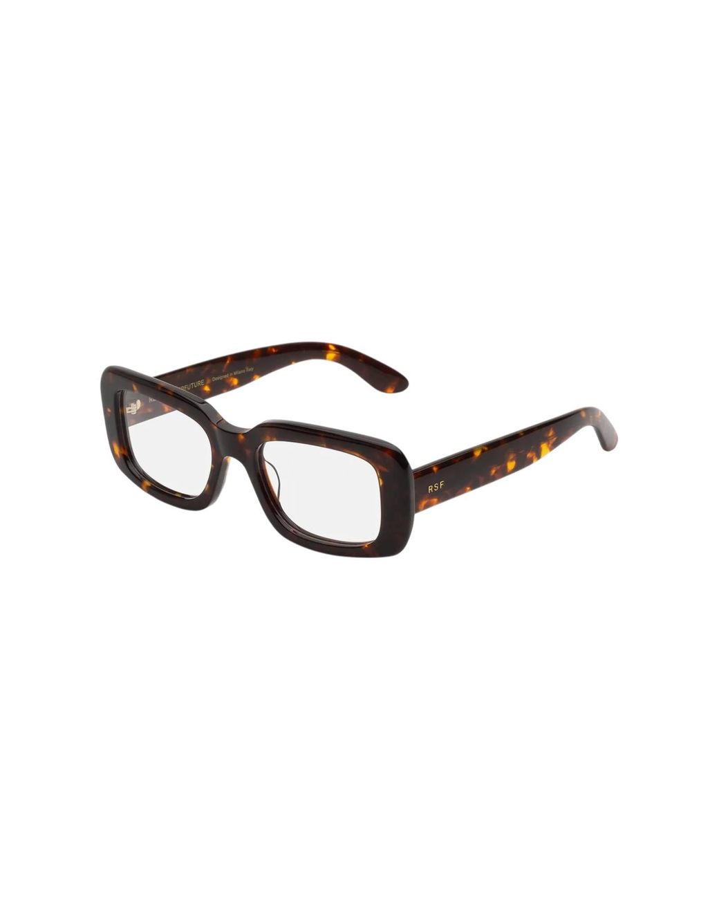 Retrosuperfuture Black M3F Numero 148 Burnt Optical Frames Acetate Squared