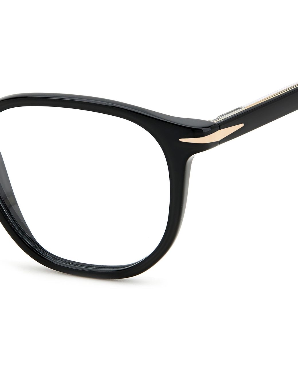 David Beckham Black Db 1106 807 Optical Frames Plastic Squared for men