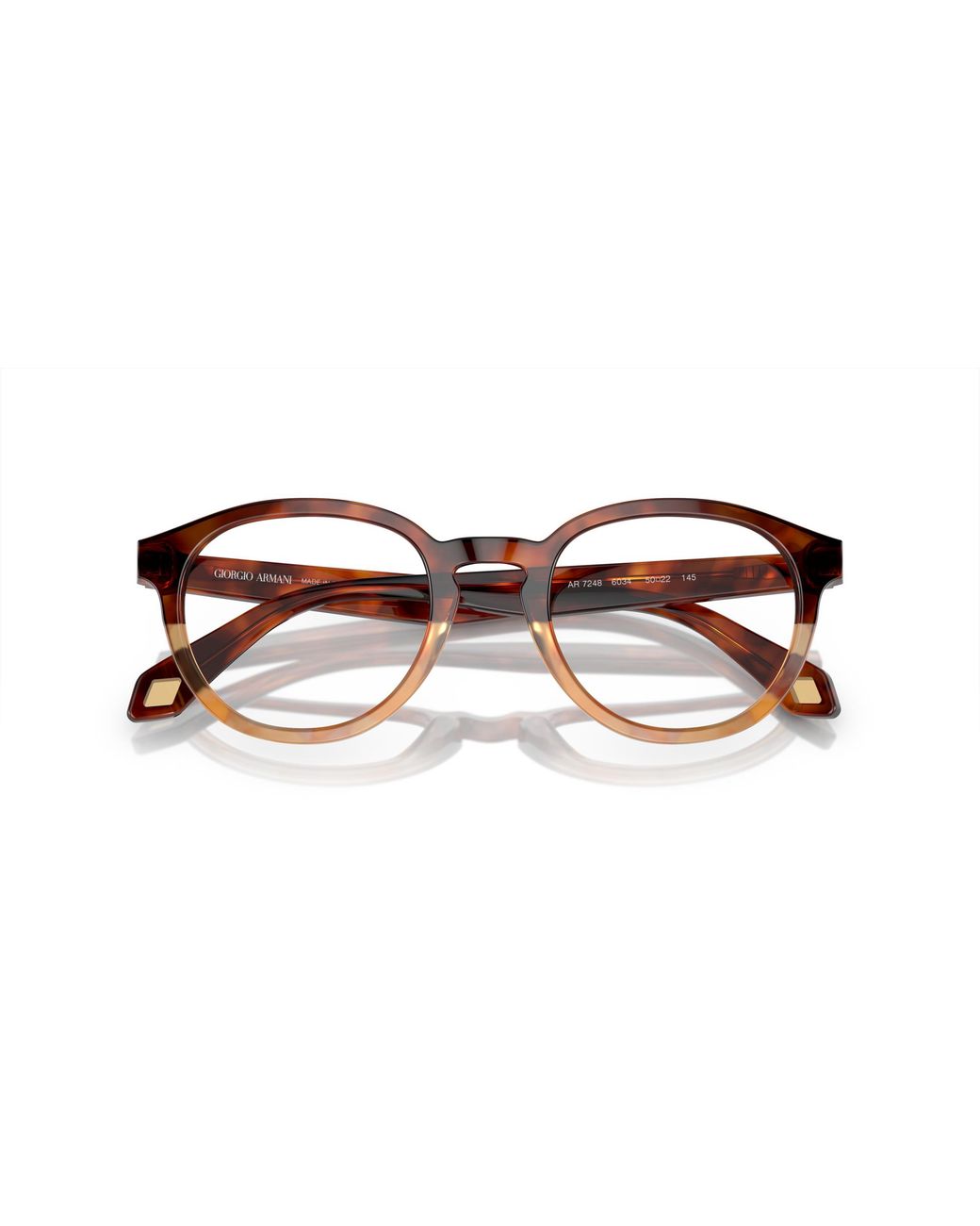 Giorgio Armani Black Ar7248 6034 Optical Frames Acetate Pantos Normal for men