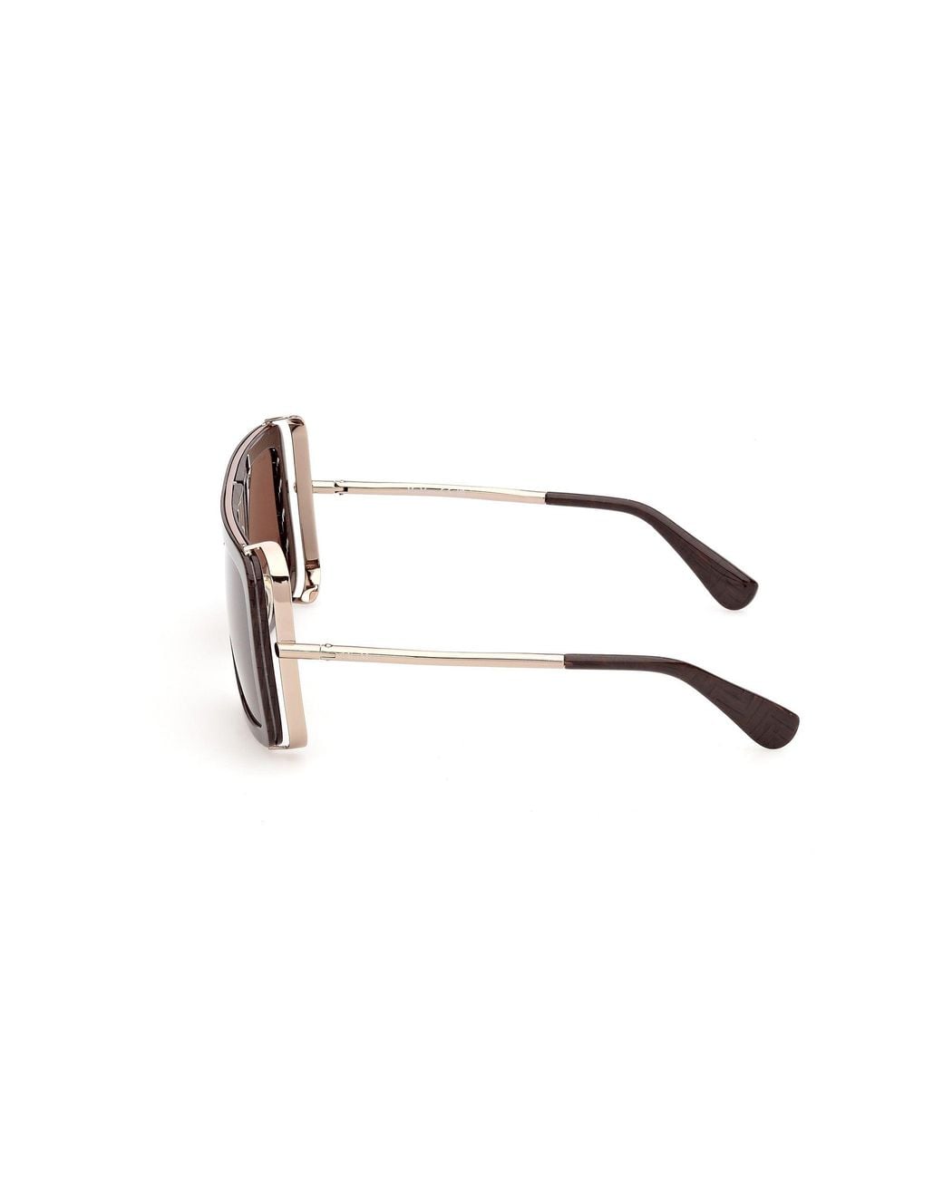 Max Mara Black Mm0119 Jean 50E Sunglasses Acetate Squared Normal