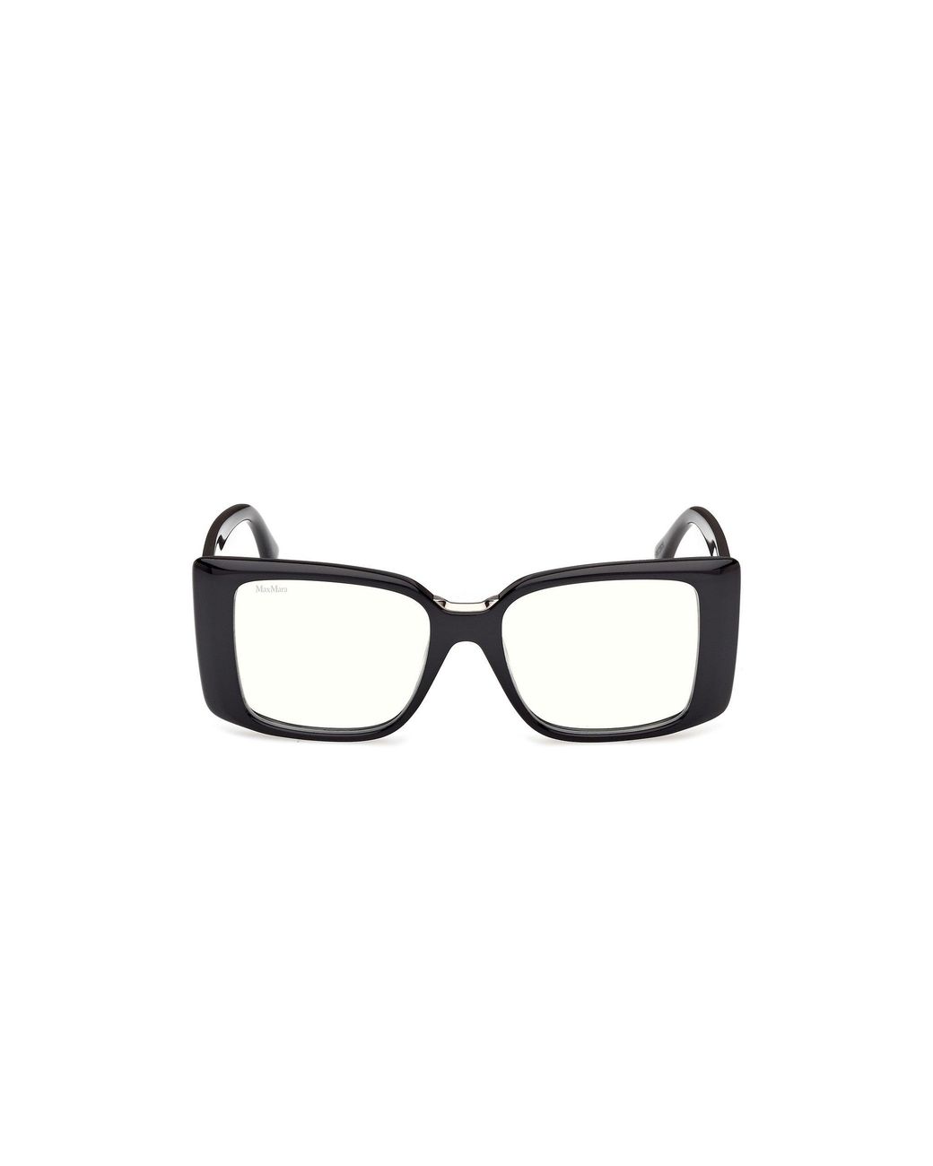 Max Mara Black Mm5231-B 001 Optical Frames Acetate Squared Normal