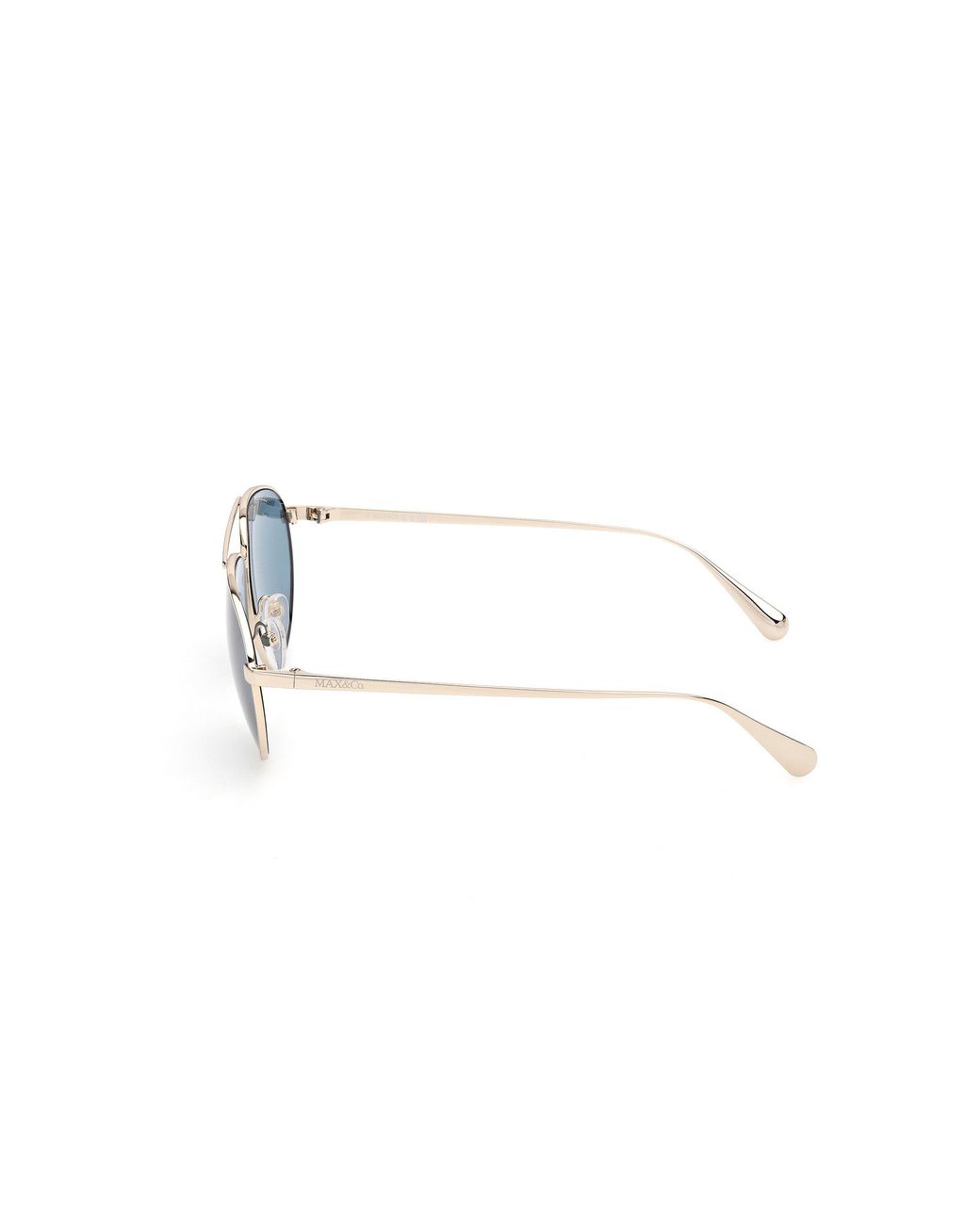 MAX&Co. Blue Mo0172 32N Sunglasses Metal Pilot Normal