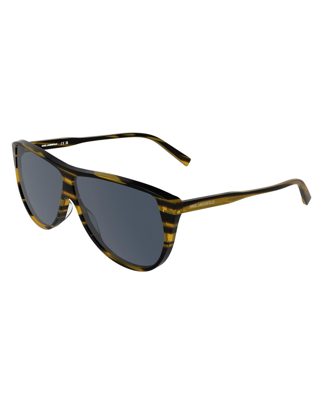 Karl Lagerfeld Black Kl6227S 008 Sunglasses Acetate Pilot Normal