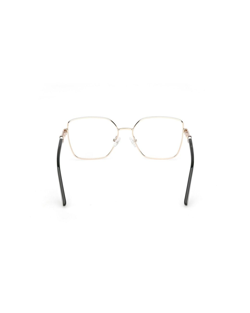 Guess Black Gu50313 096 Optical Frames Metal Squared Normal