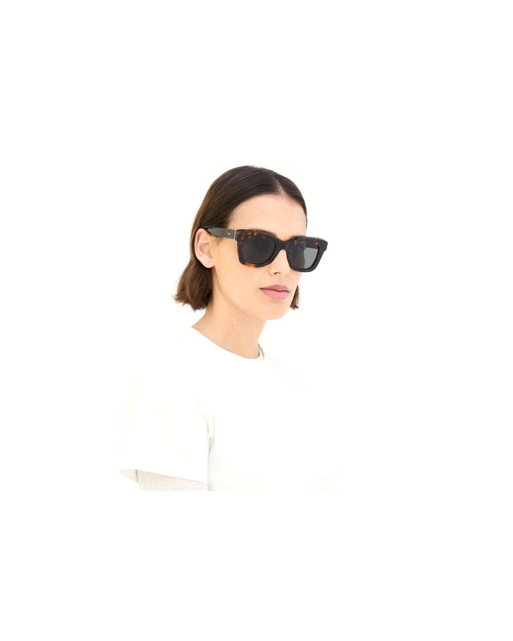Retrosuperfuture Black Dlc Altura Burnt Sunglasses Acetate Squared Normal