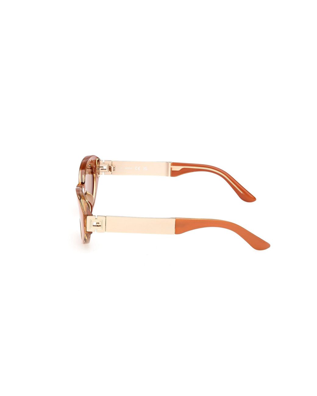 Guess Black Gu00261-H 42E Sunglasses Injected Round Normal