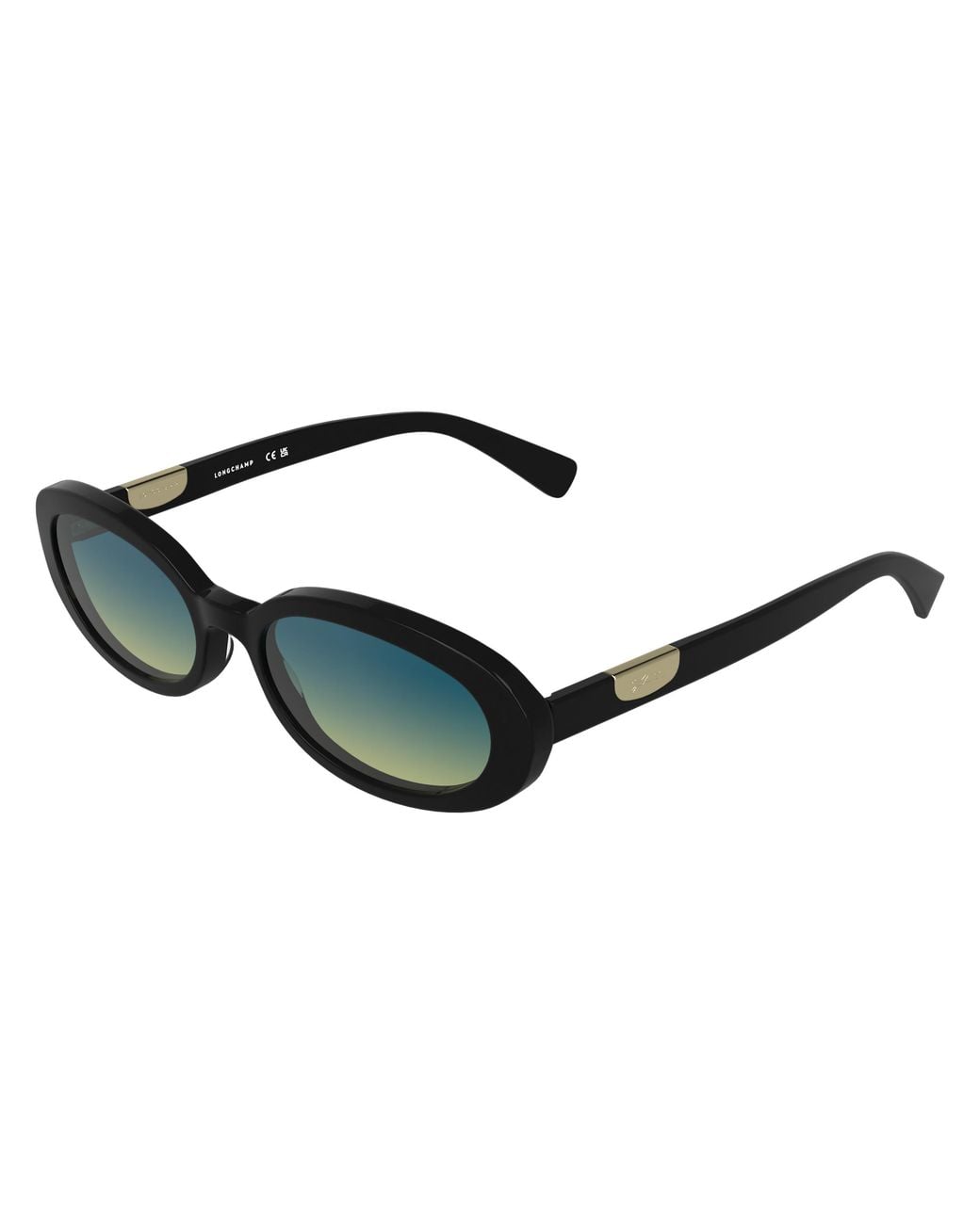 Longchamp Black Lo795S 001 Sunglasses Acetate Light Round Normal Nuanced