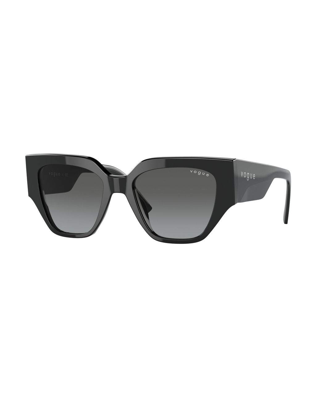 Vogue Eyewear Black Vo5409S W44/11 Sunglasses Acetate Geometric Normal Shaded