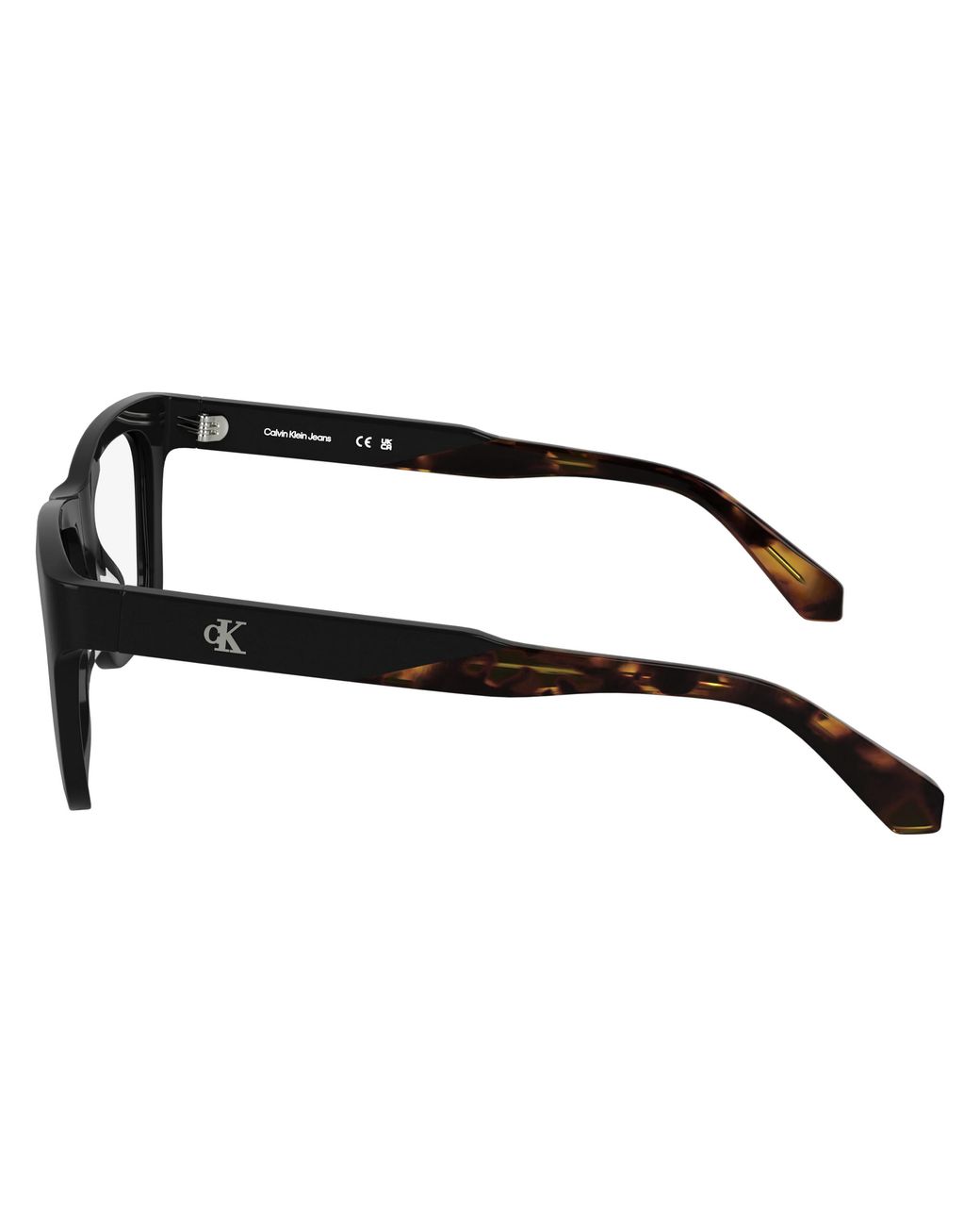 Calvin Klein Black Ckj25615 001 Optical Frames Acetate Squared Normal for men