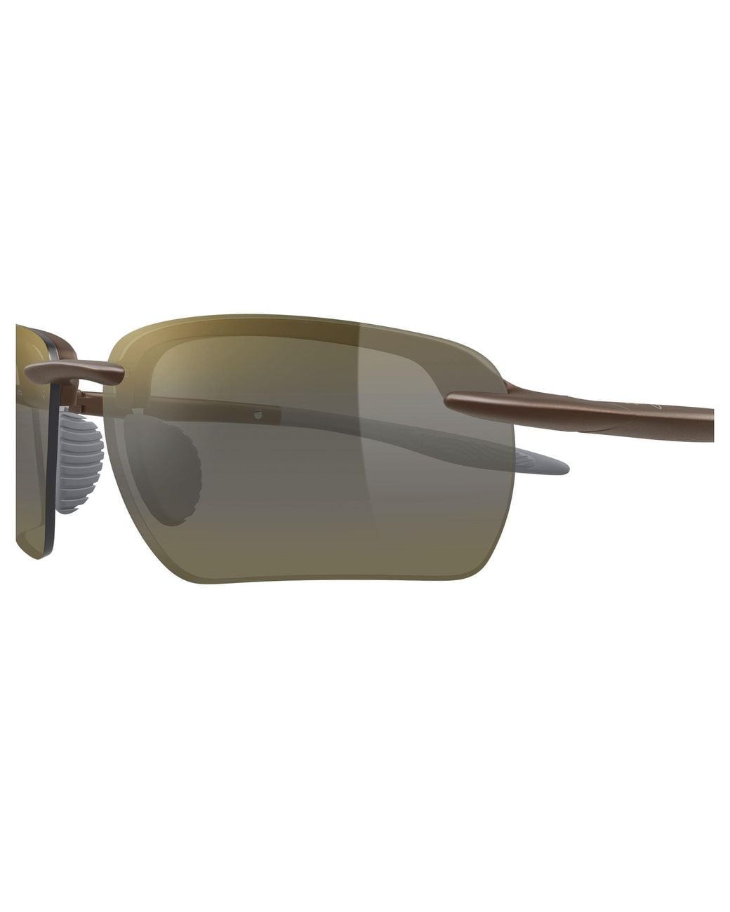Maui Jim Black Mj0336S 002 Occhiali Da Sole Bio-Iniettato Bronzo Geometrica