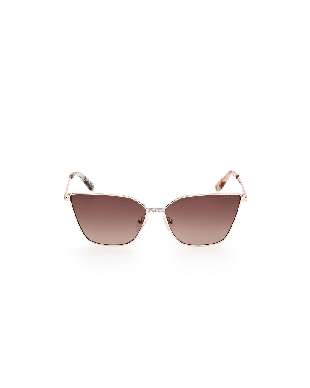 Guess Black Gm00023 28F Sunglasses Metal Cat Eye Normal
