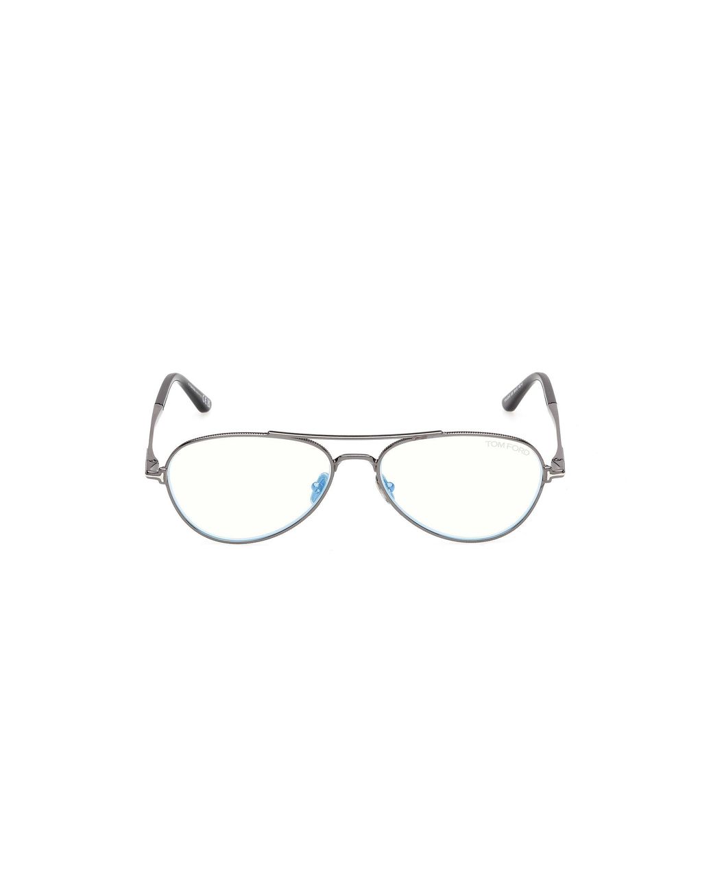 Tom Ford Black Ft6128-B 008 Optical Frames Metal Pilot Normal for men