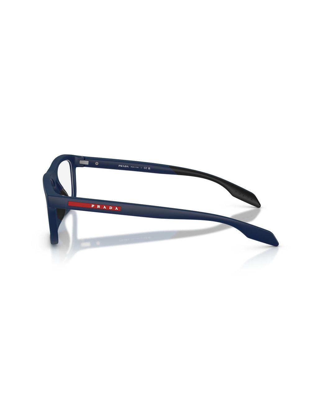Prada Linea Rossa Black Ps 05Tv 21V1O1 Optical Frames Injected Transparent Pillow Normal for men
