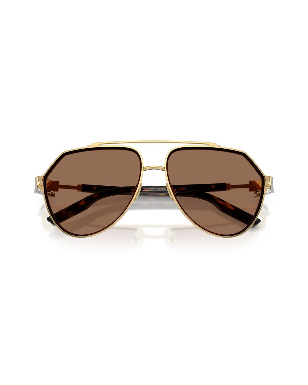 Dolce & Gabbana Black Dg2315 02/73 Sunglasses Metal Pilot Normal for men