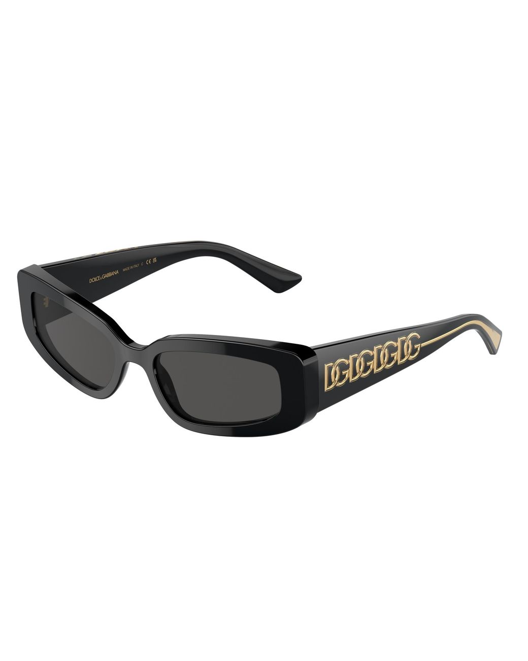 Dolce & Gabbana Black Dg4445 335587 Sunglasses Acetate Cat Eye Normal