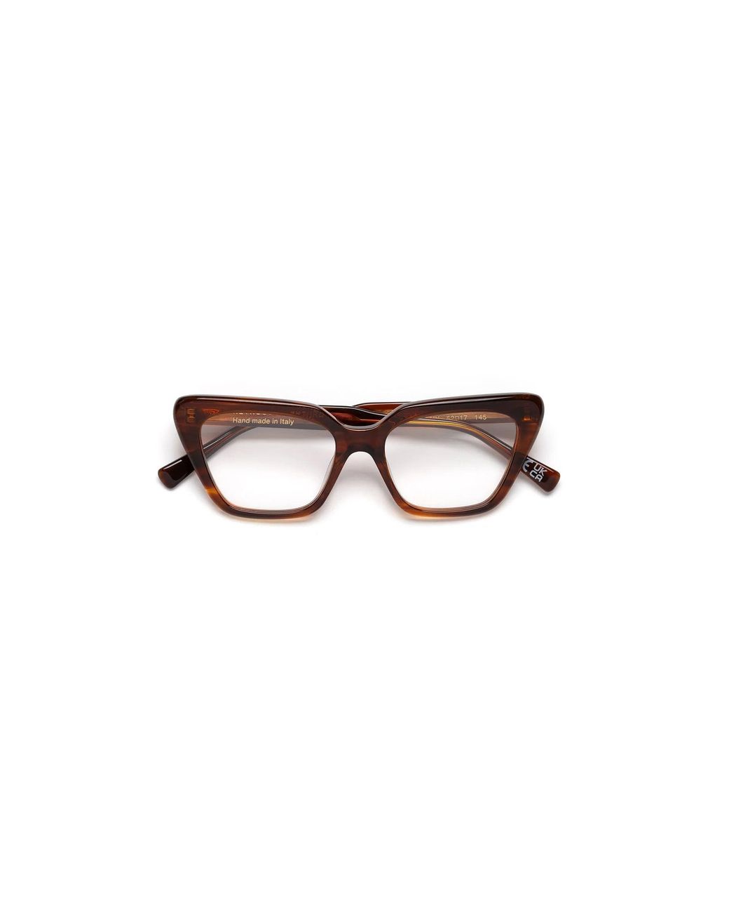 Retrosuperfuture Black Luy Numero 122 Optical Frames Acetate Cat Eye