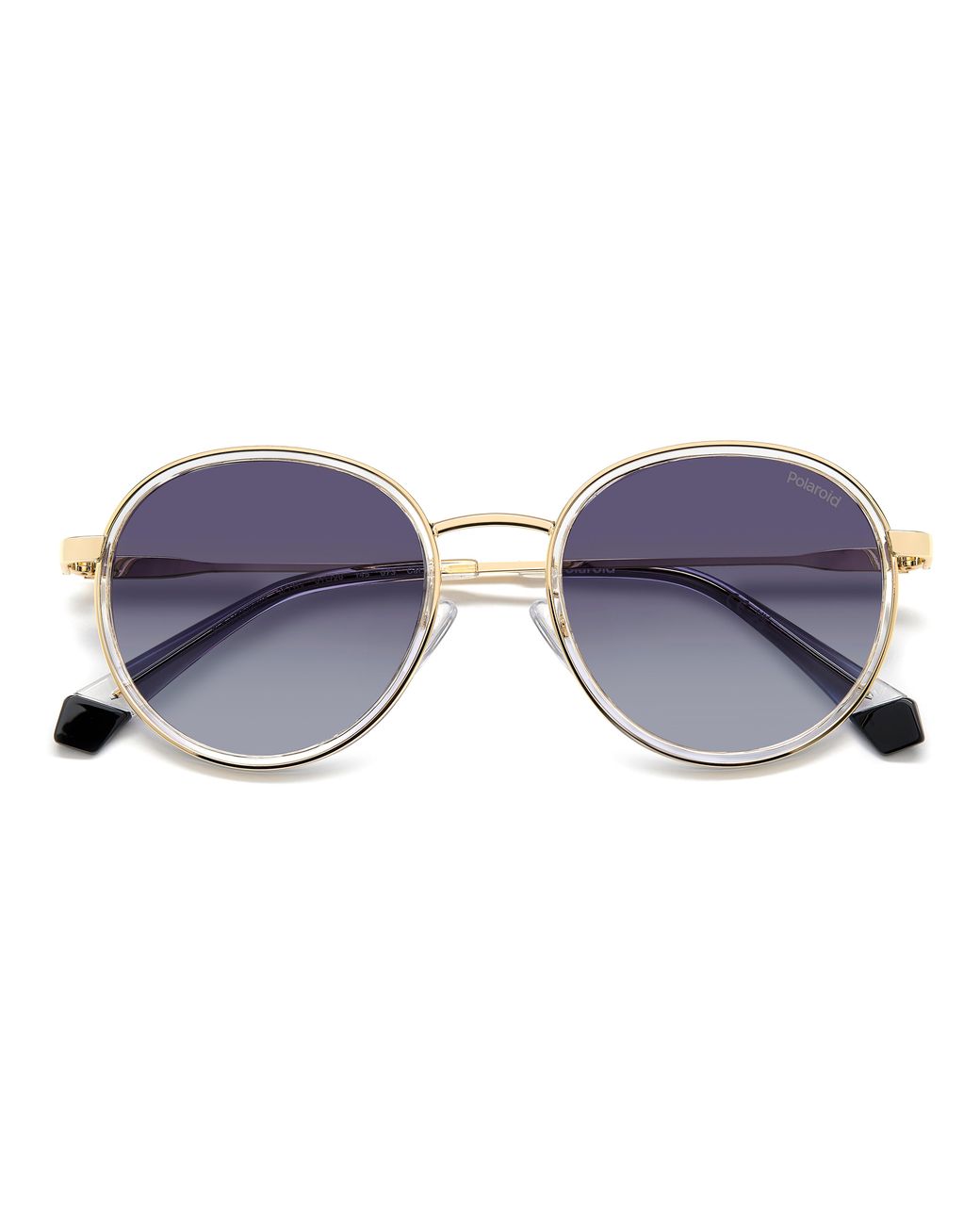 Polaroid Black Pld 4173/G/S/X 2F7/Wj Sunglasses Metal Round Polarized Shaded