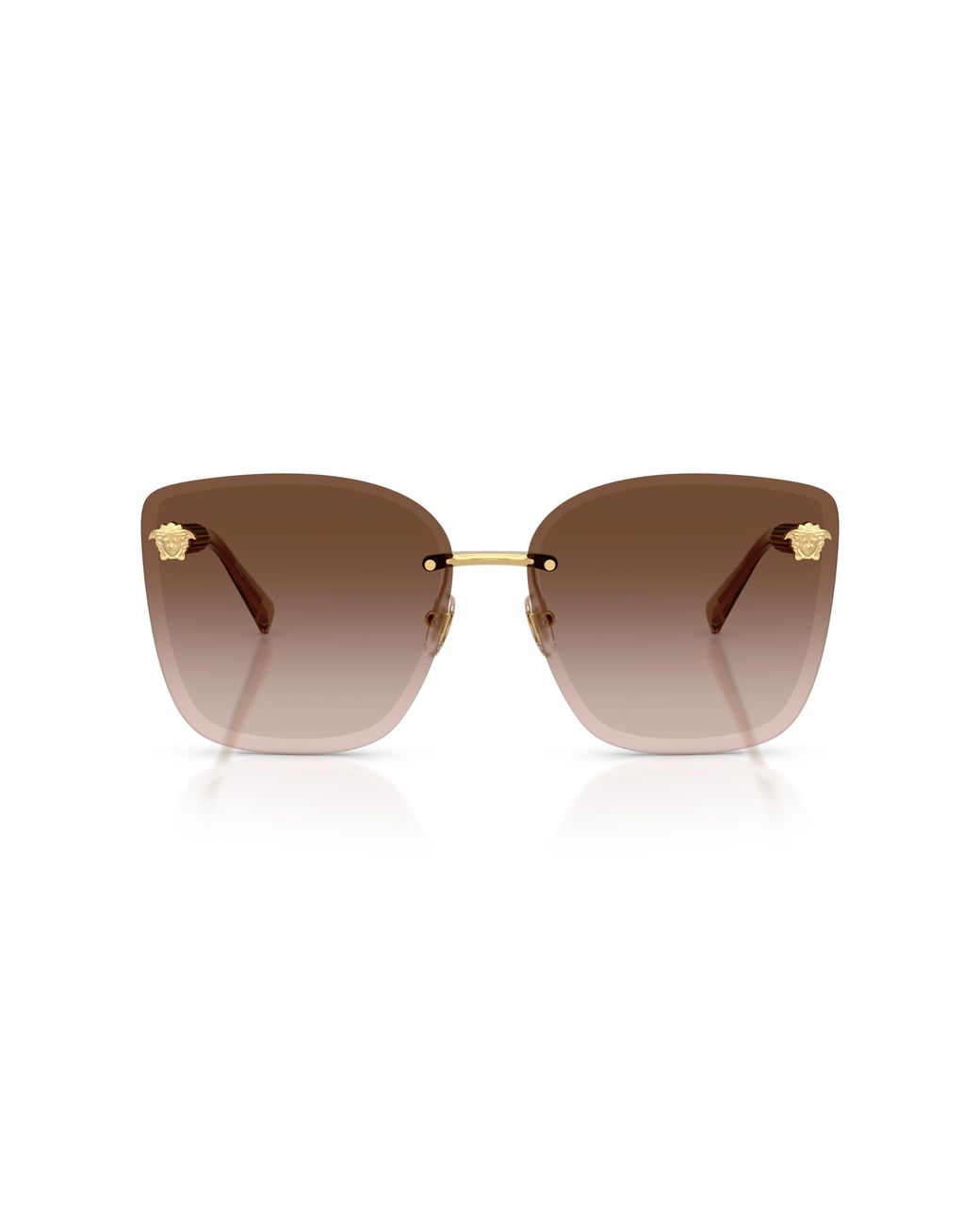 Versace Black Ve2292B 100213 Sunglasses Metal Cat Eye Normal Nuanced