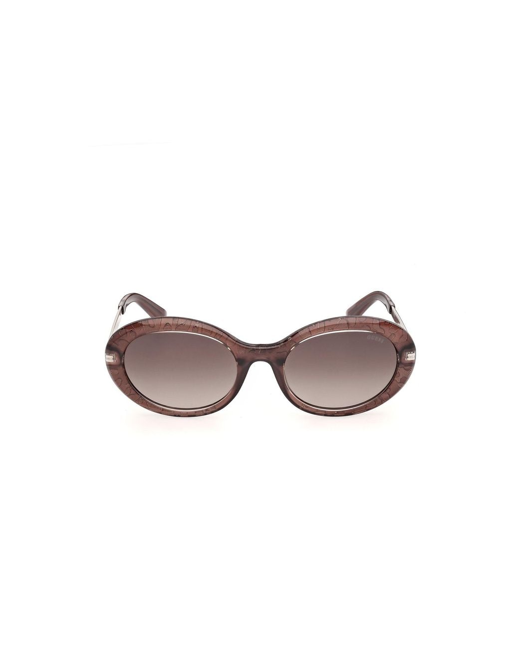 Guess Red Gu00355 69F Sunglasses Injected Round Normal