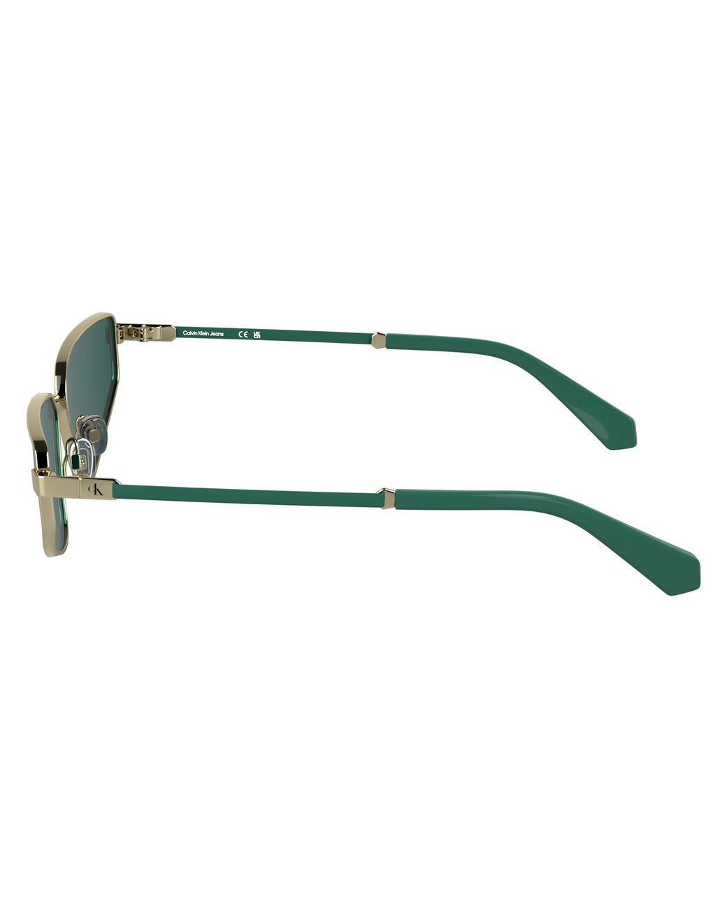 Calvin Klein Black Ckj25200S 717 Sunglasses Metal Cat Eye Normal