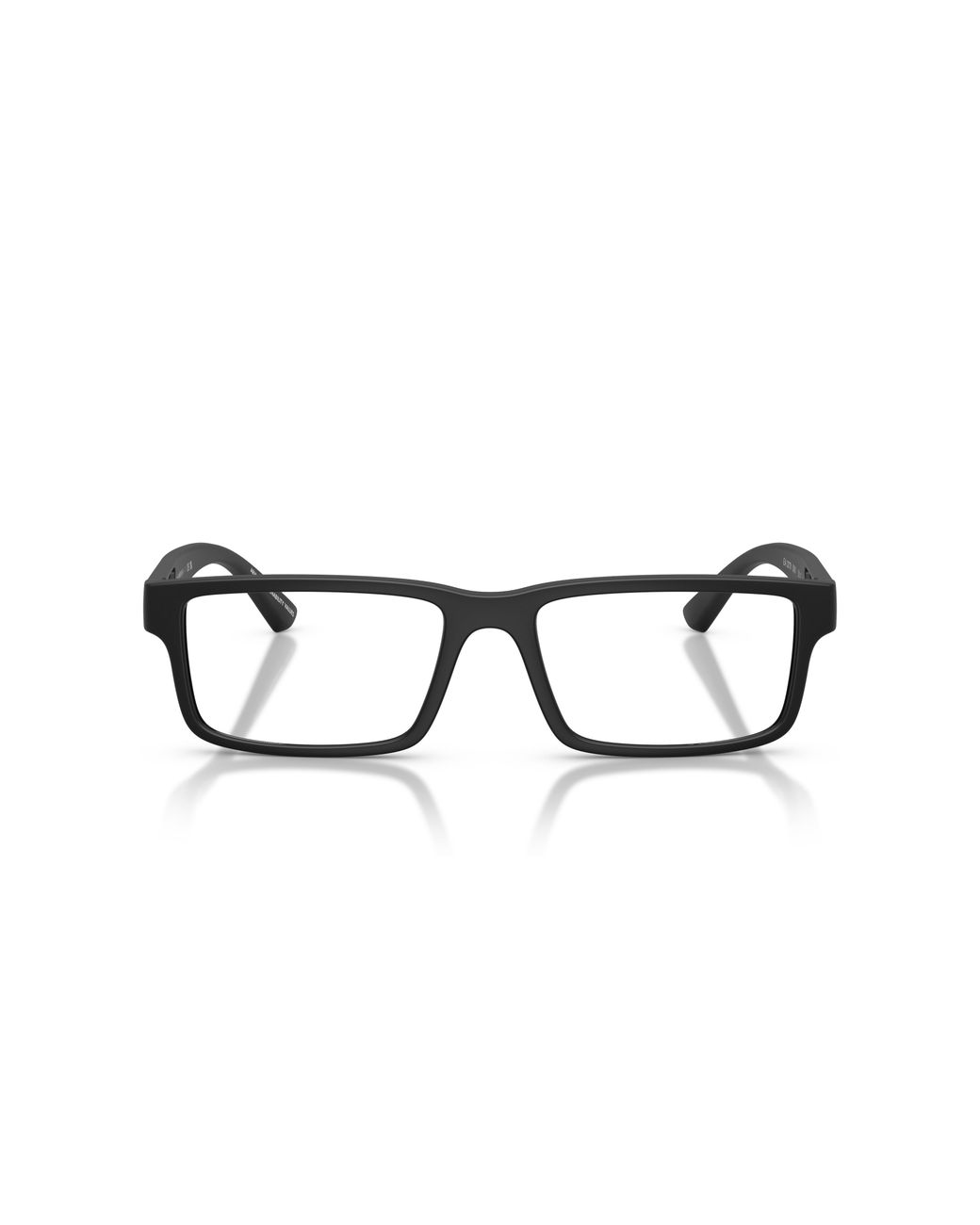 Emporio Armani Black Ea3278 5017 Optical Frames Injected Transparent Squared Normal for men