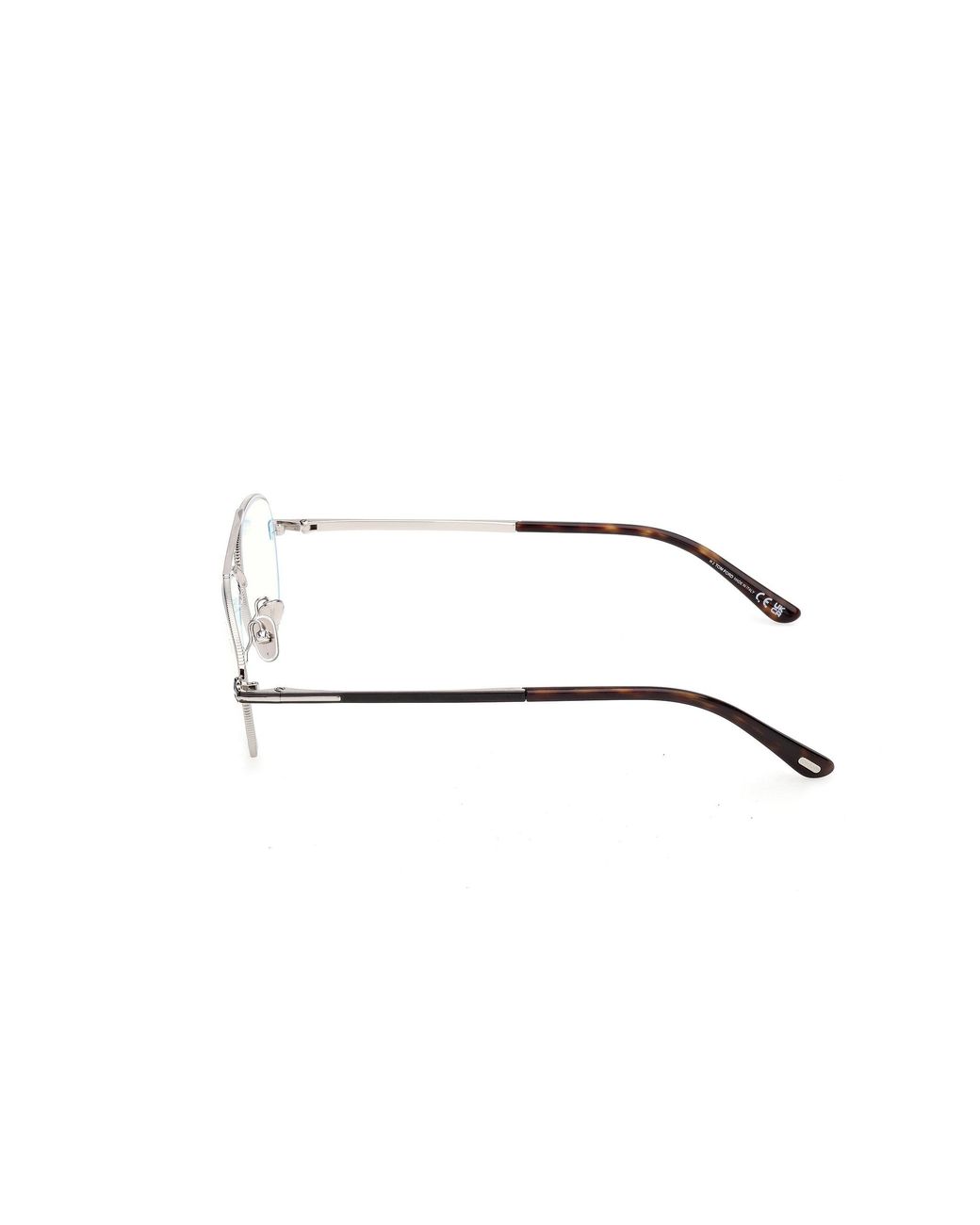 Tom Ford Black Ft6128-B 016 Optical Frames Metal Pilot Normal for men