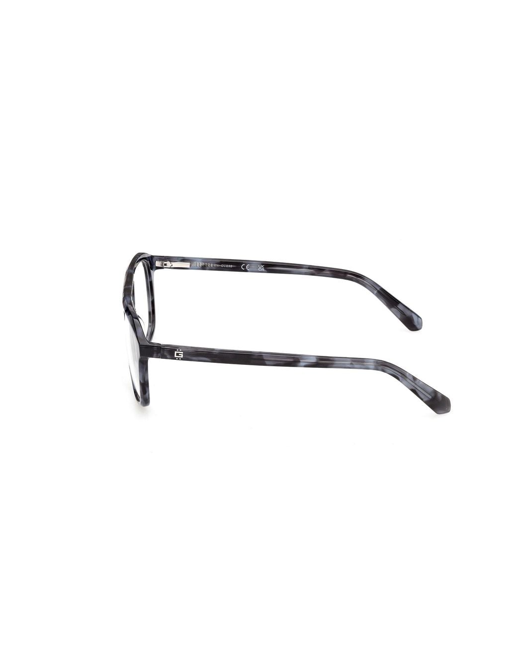 Guess Black Gu50447 92 Optical Frames Acetate Pilot Normal for men
