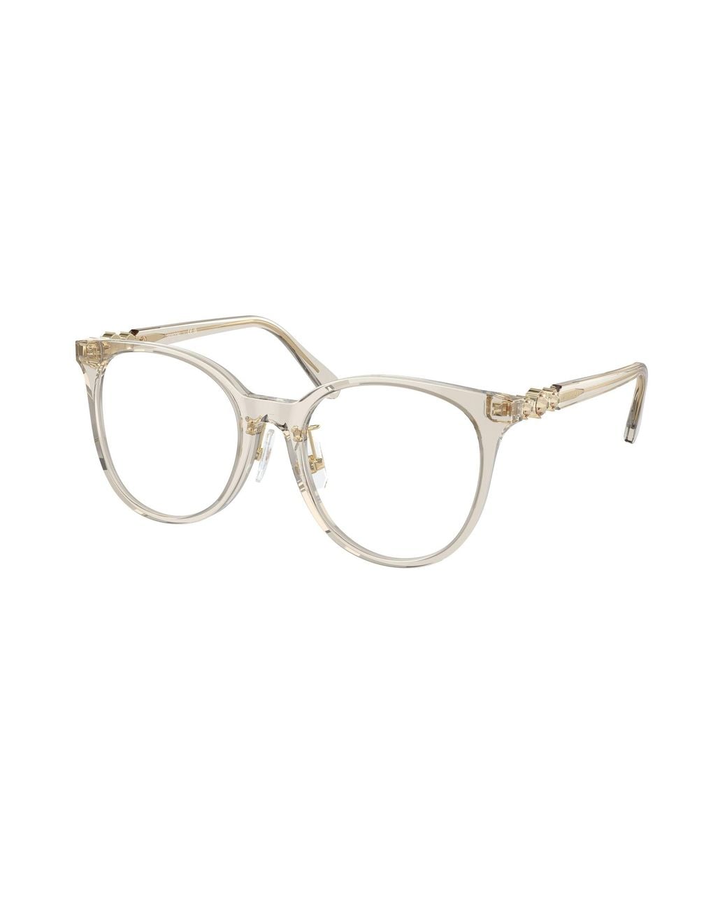 Swarovski Black Sk2027D 3003 Optical Frames Acetate Round Normal