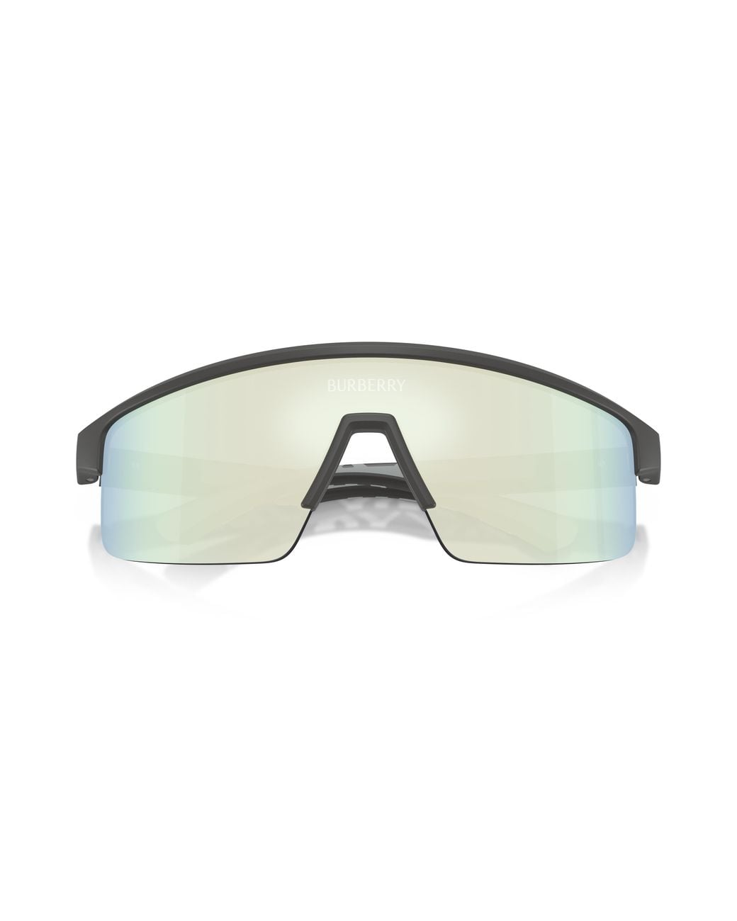 Burberry Black Be4498 4264Bw Sunglasses Injected Squared Normal Mirrored for men