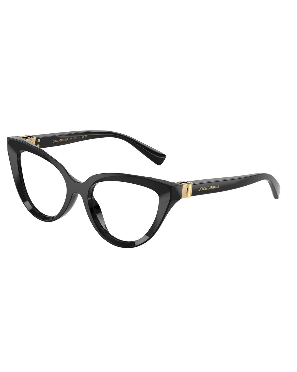 Dolce & Gabbana Black Dg3414 501 Optical Frames Acetate Cat Eye Normal
