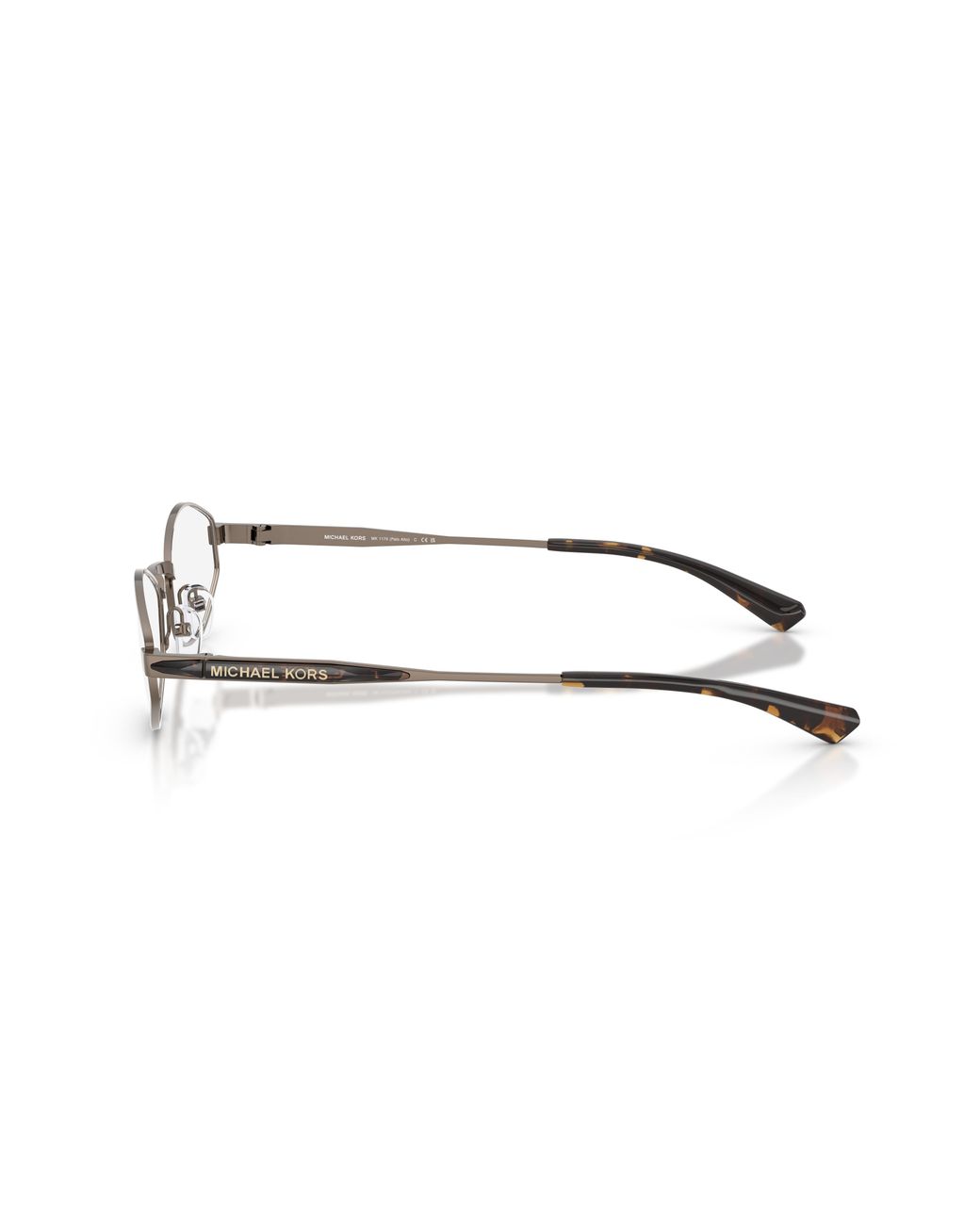 Michael Kors Black Mk1175 Palo Alto 19070L Sunglasses Metal Round Normal Shaded for men