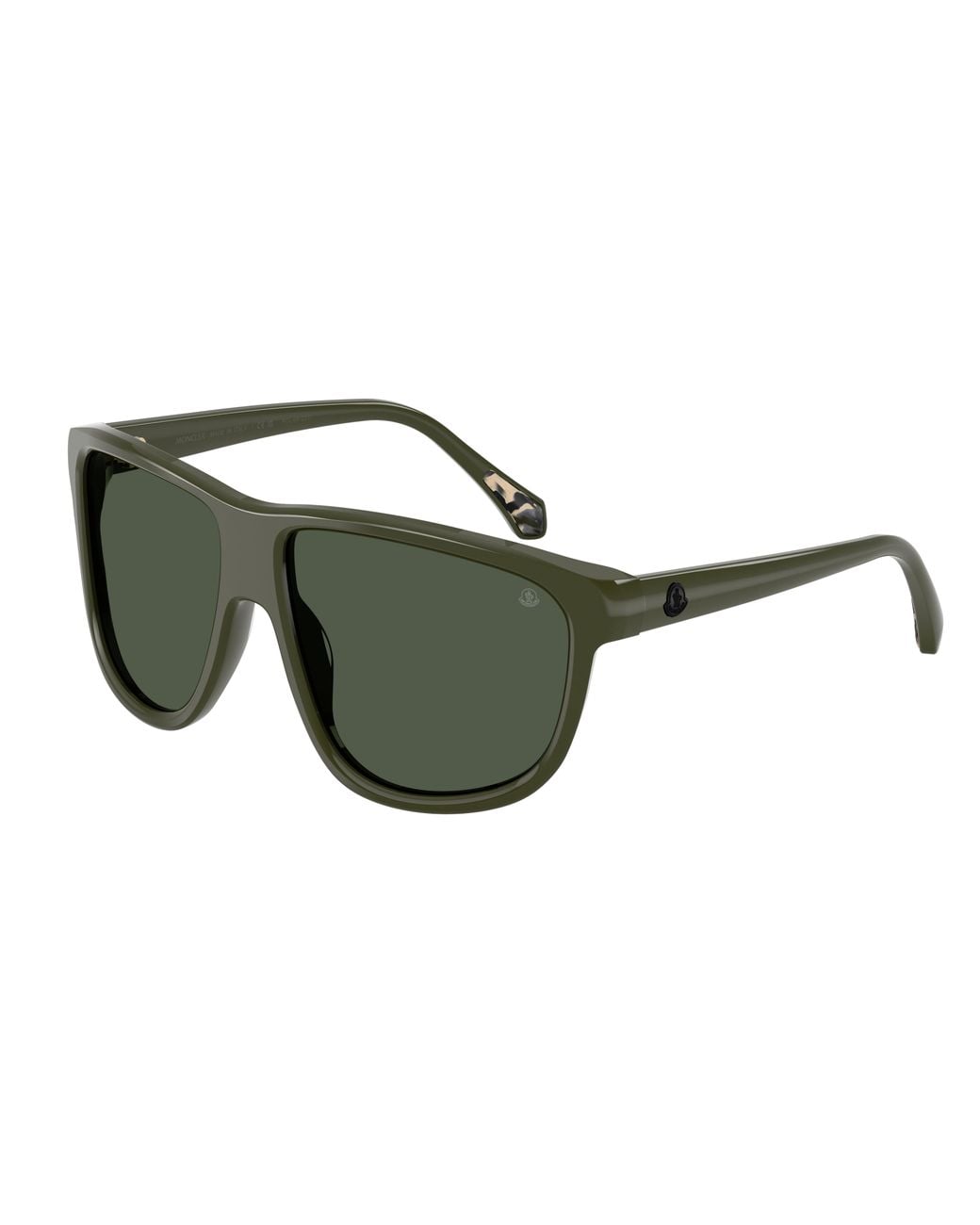 Moncler Green Me6032U 30529A Sunglasses Acetate Squared Polarized