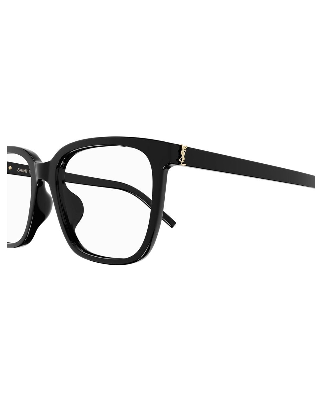 Saint Laurent Black Sl M142/F 001 Optical Frames Acetate Transparent Squared
