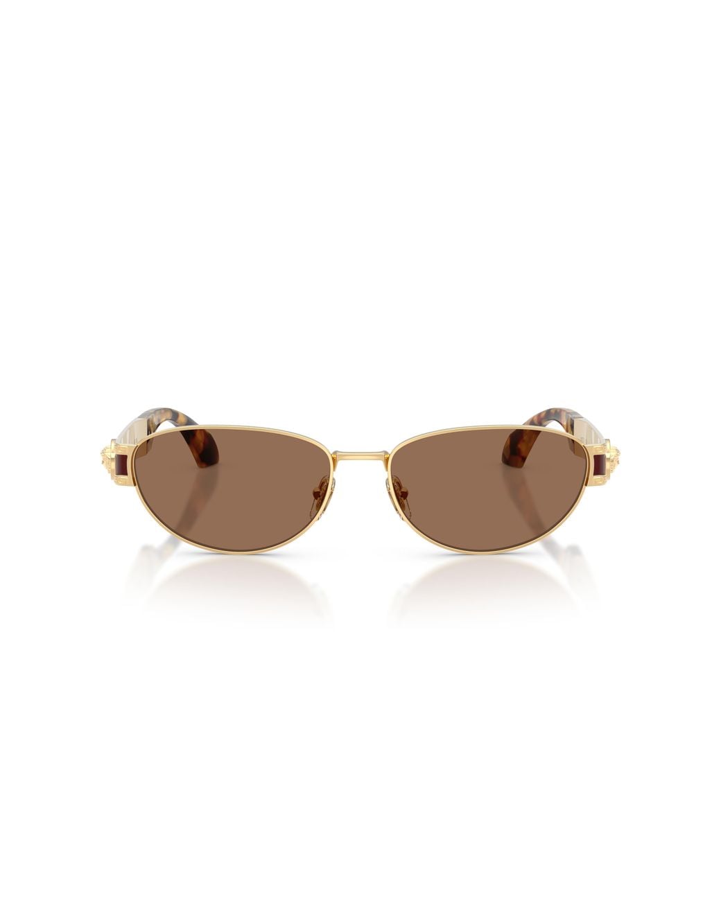 Versace Black Ve2304 152373 Sunglasses Metal Cat Eye Normal
