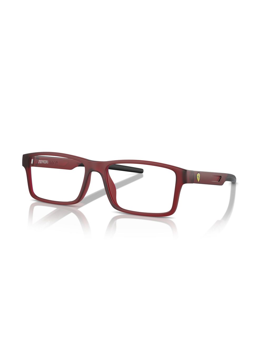 FERRARI SCUDERIA Black Fz8004U 508 Optical Frames Injected Squared Normal for men