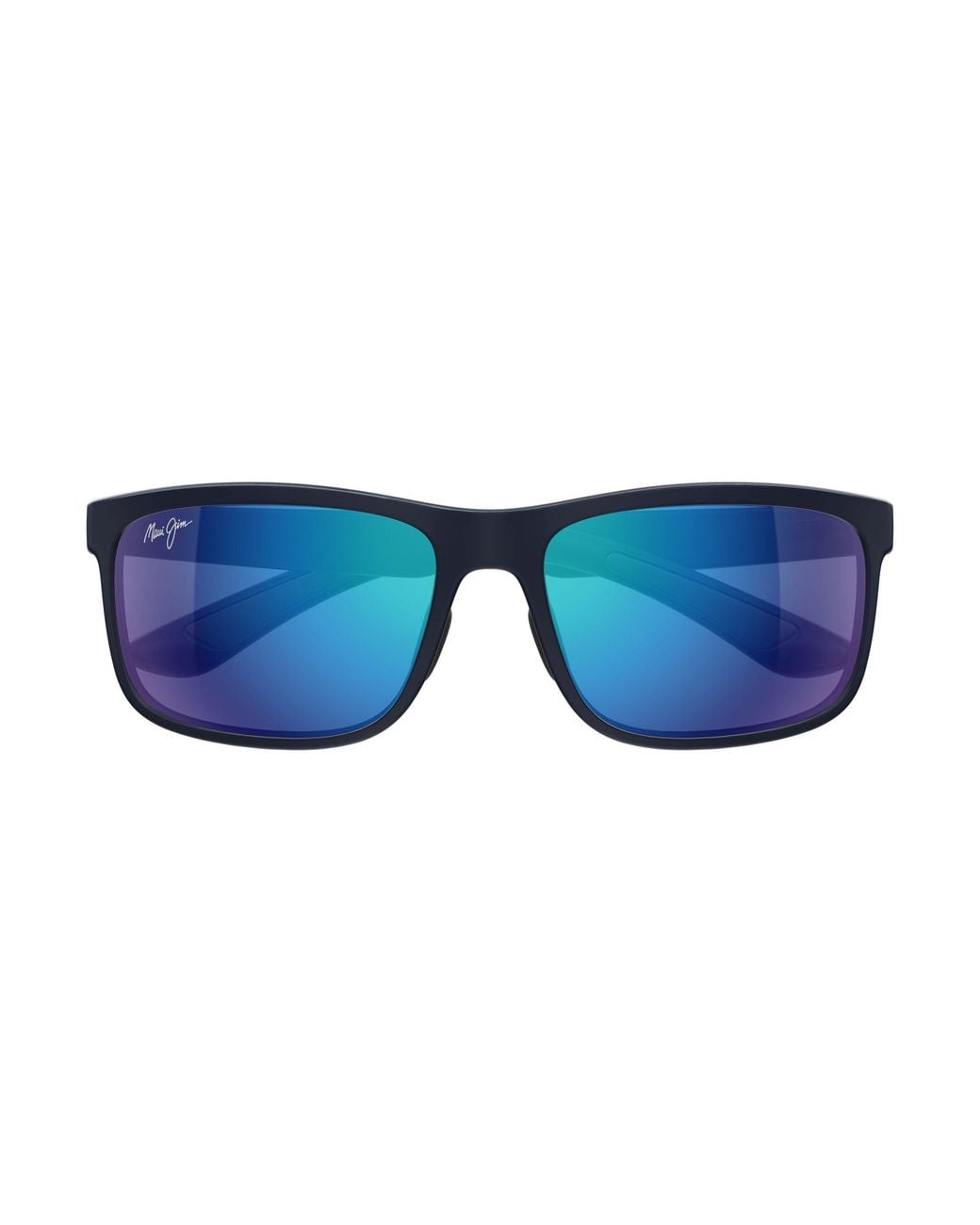 Maui Jim Black Mj0449S 002 Occhiali Da Sole Iniettato Squadrata