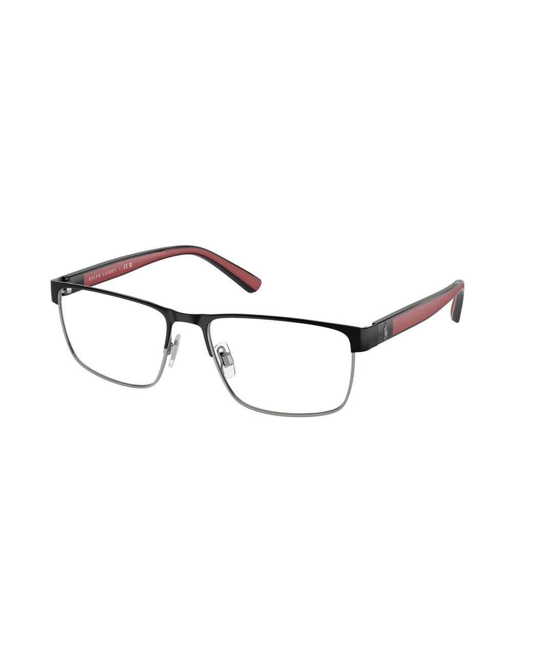 Polo Ralph Lauren Black Ph1229 9223 Optical Frames Metal Squared Normal for men