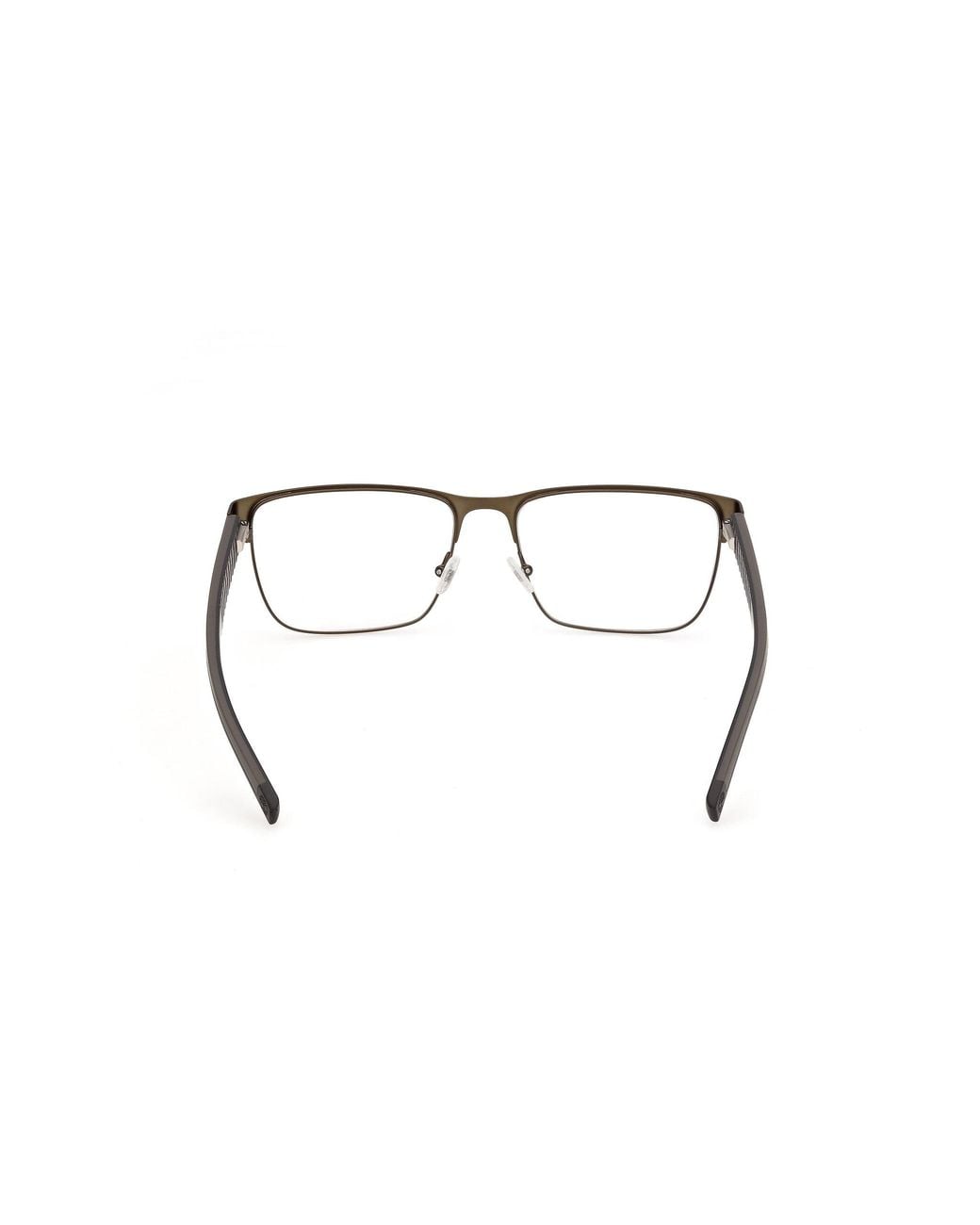 Timberland Black Tb50117 97 Optical Frames Metal Squared Normal for men