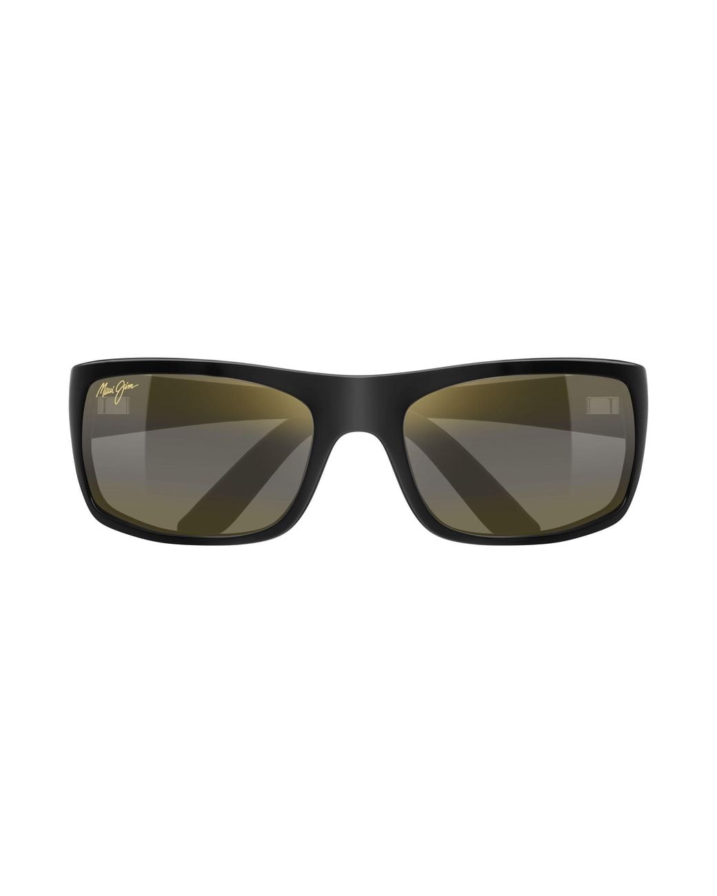 Maui Jim Black Mj0202S 002 Occhiali Da Sole Iniettato Bronzo Squadrata