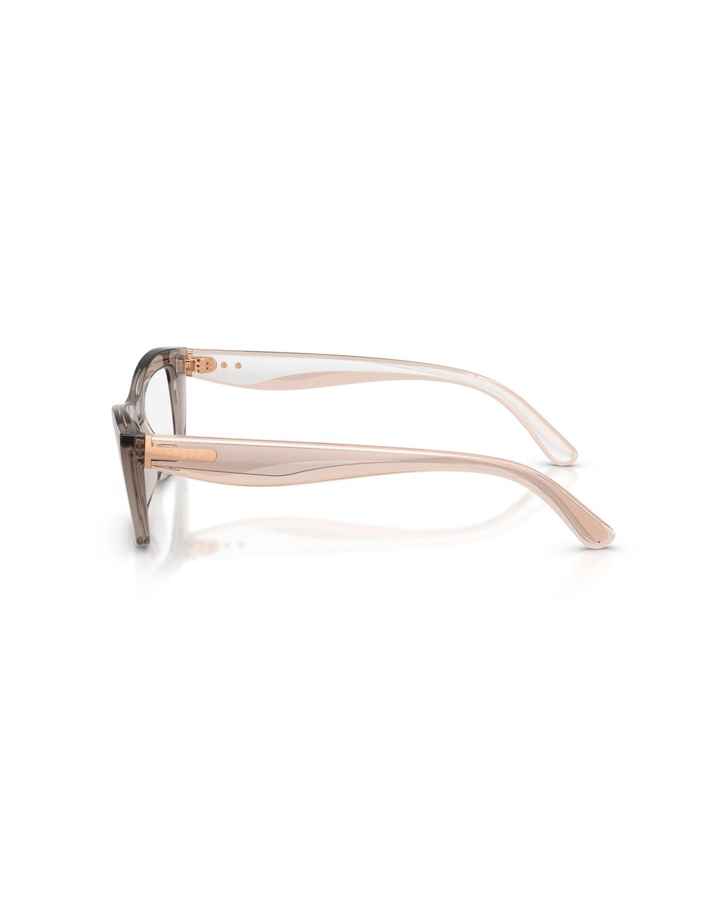 Vogue Eyewear Black Vo5710 3301 Optical Frames Nylon Transparent Cat Eye Normal