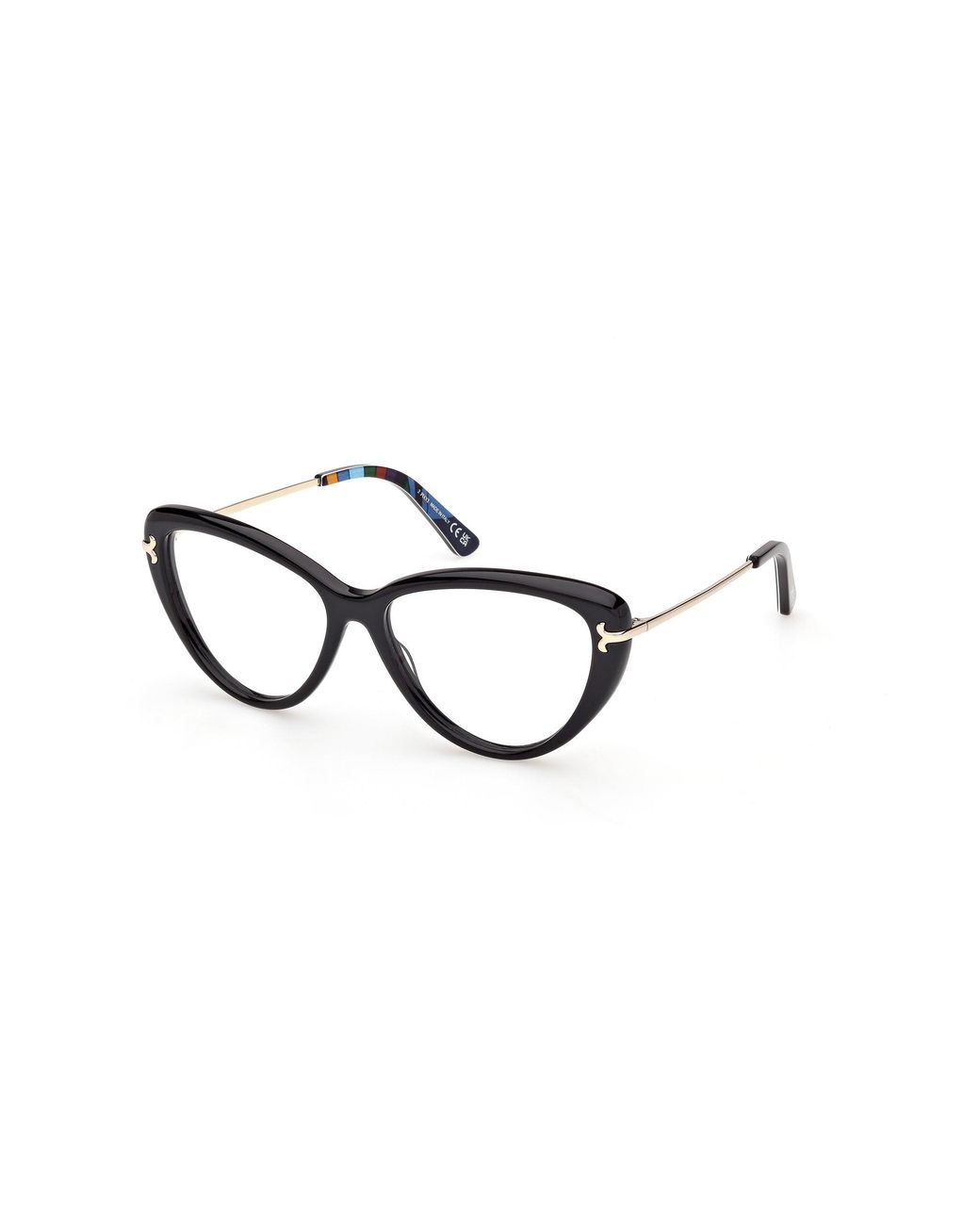 Emilio Pucci Black Ep5279 001 Optical Frames Acetate Butterfly Normal