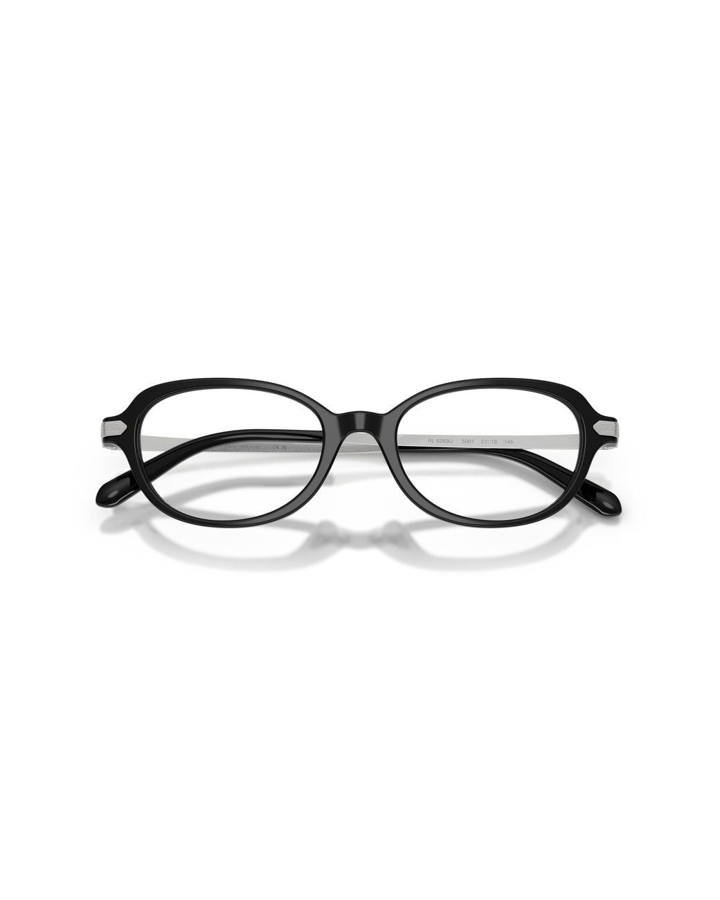 Ralph Lauren Black Rl6269U 5001 Optical Frames Acetate Transparent Round Normal