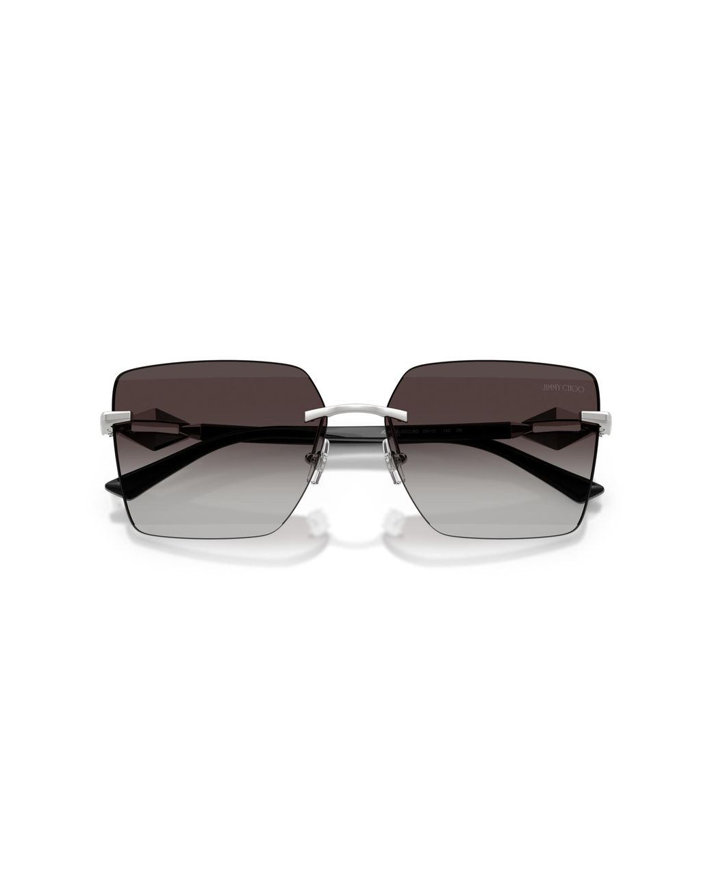 Jimmy Choo Black Jc4018 30028G Sunglasses Metal Squared Normal Shaded