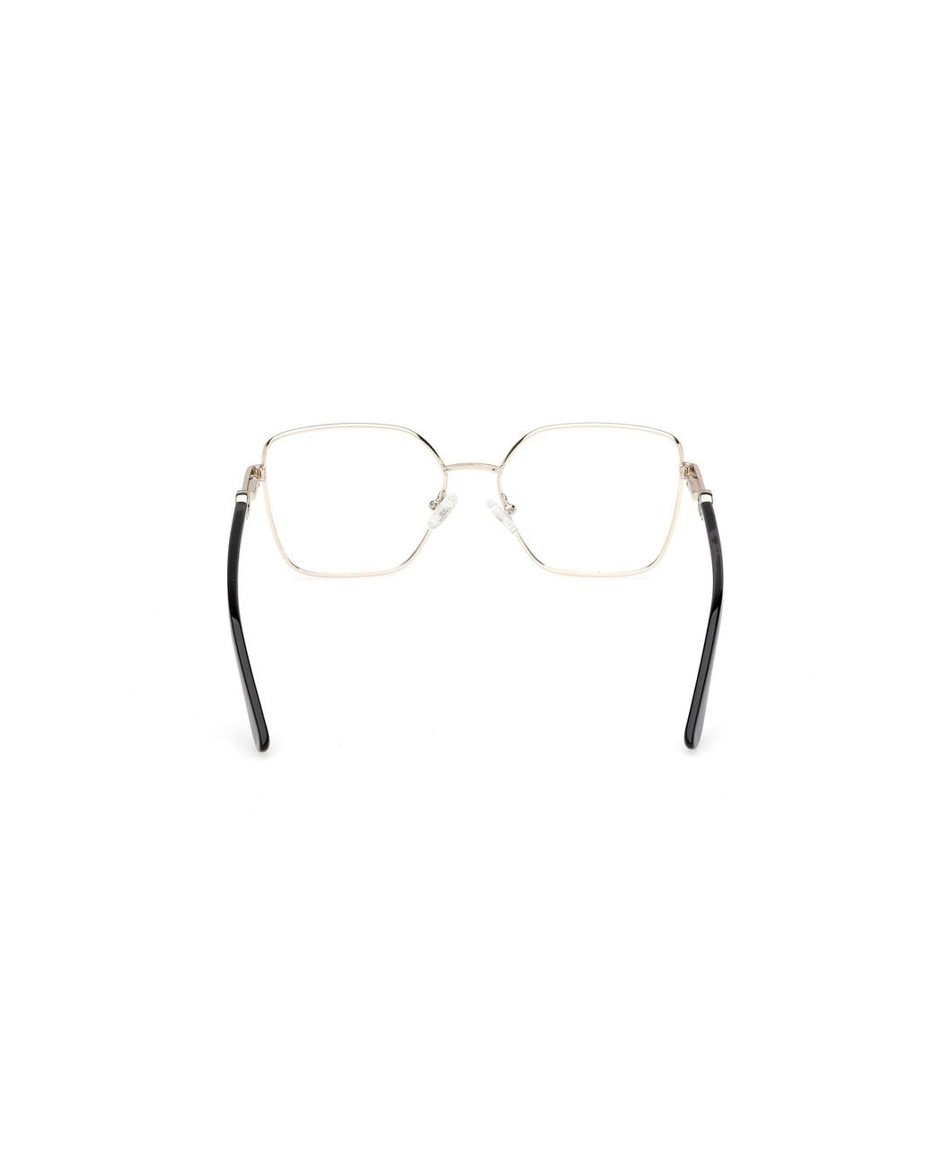 Guess Black Gu50313 001 Optical Frames Metal Squared Normal