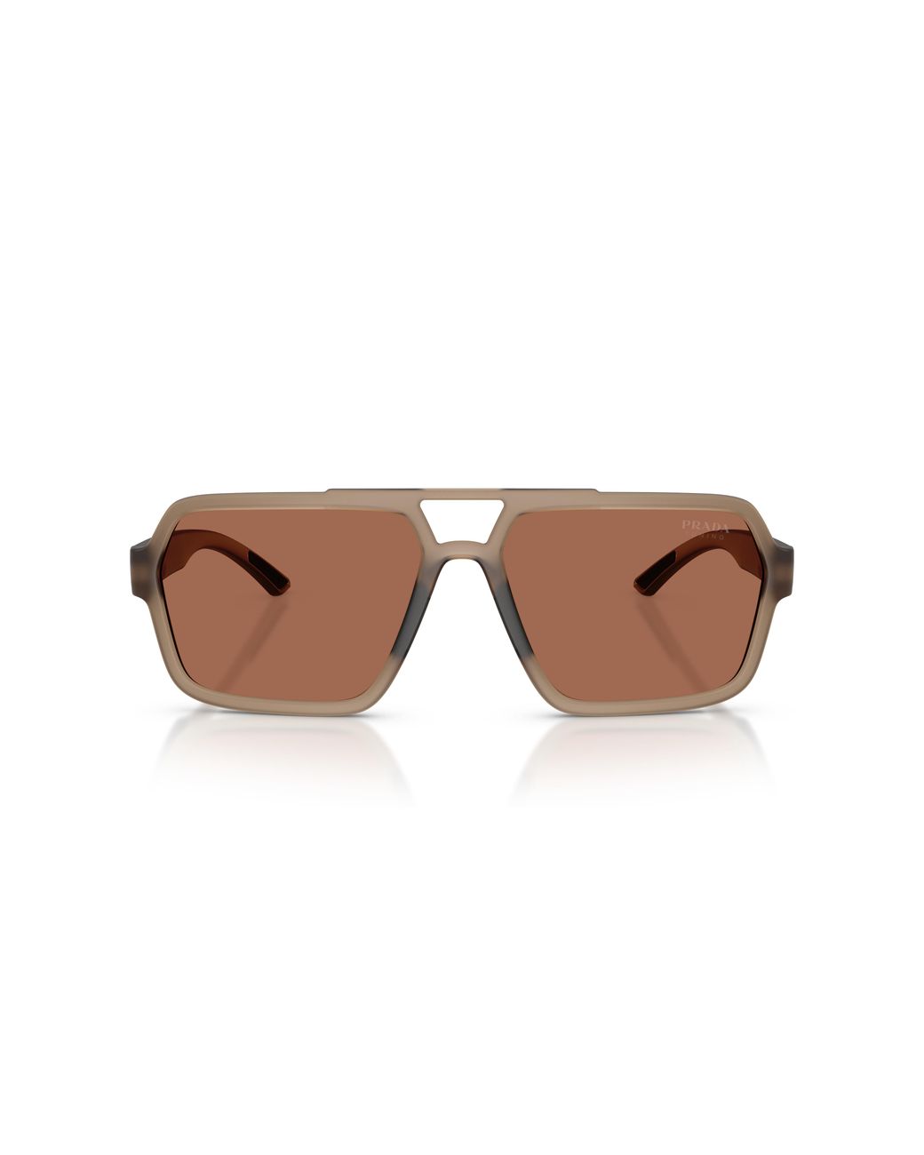 Prada Linea Rossa Black Ps A06S 29F50A Sunglasses Injected Pilot Normal for men